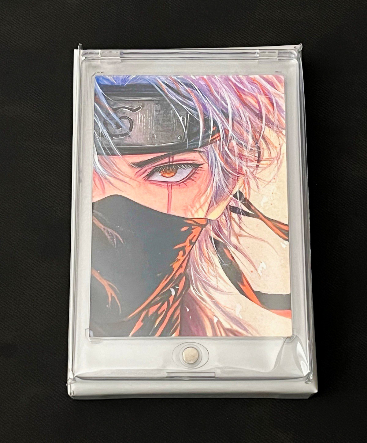 Custom Hand Drawn Card - Kakashi Hatake (UV Reactive)