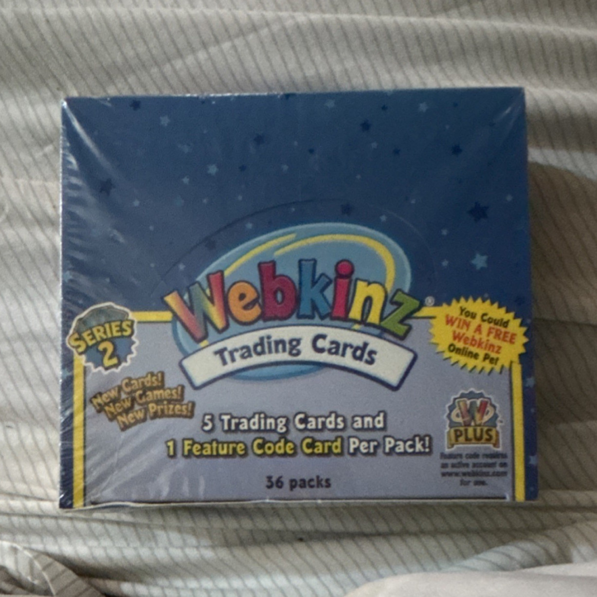 GANZ Webkinz Series 2 Sealed Trading Card Box 36 Packs 180 Cards 2006