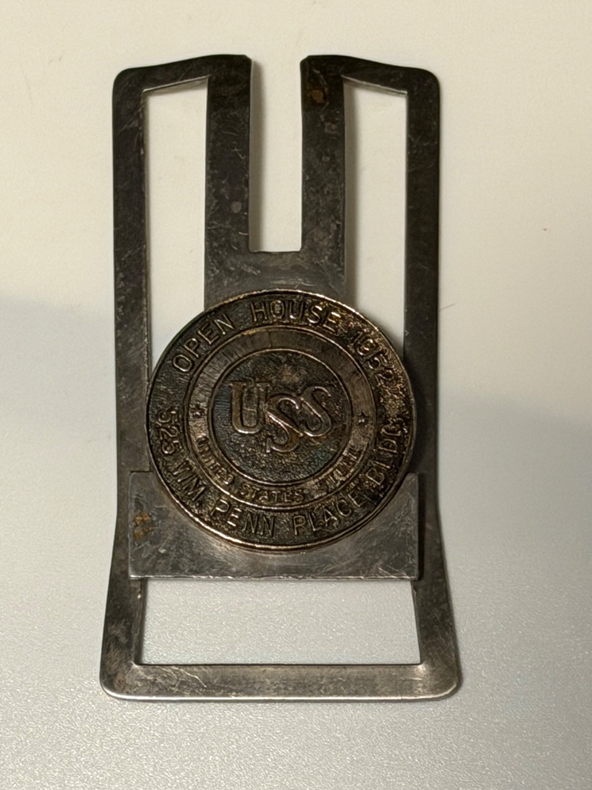 1952 United States Steel, Pittsburgh, PA Open House money clip