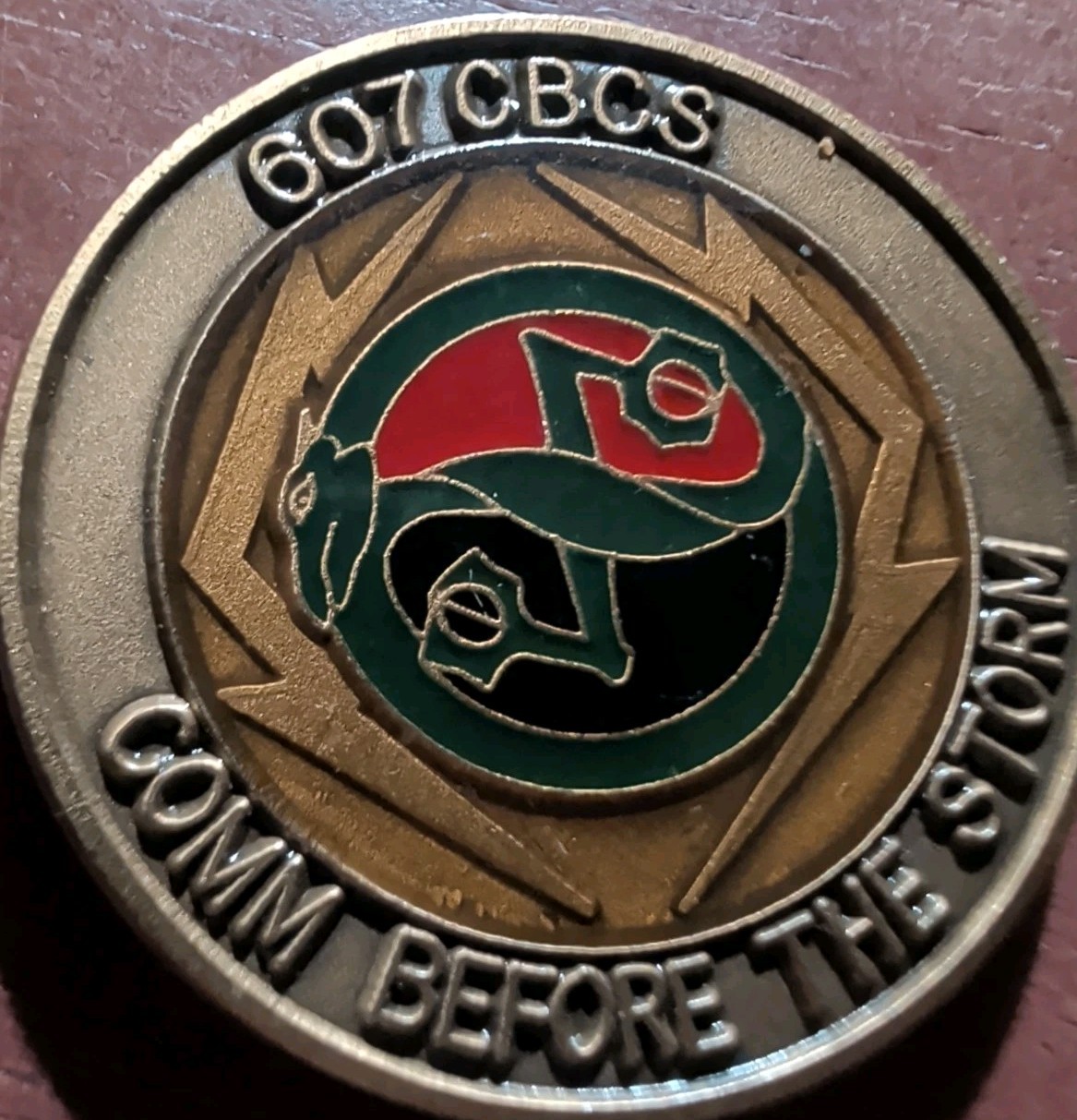 USAF 607th Combat Communications Squadron CBCS Republic Of Korea Challenge Coin