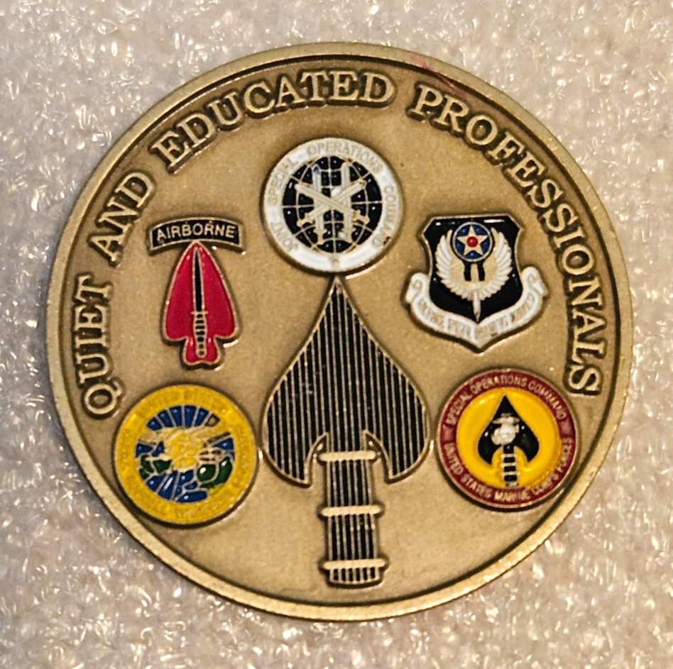 USSOU Joint Special Operations University 2017 Challenge Coin 40mm Military