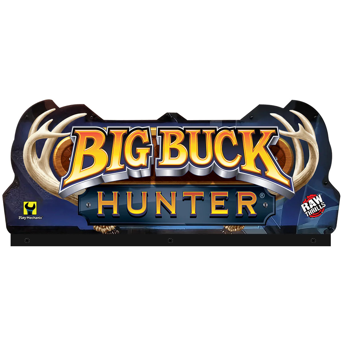 Big Buck Hunter Pinball Topper Acrylic LED RGB Topper for Pinball Mahine