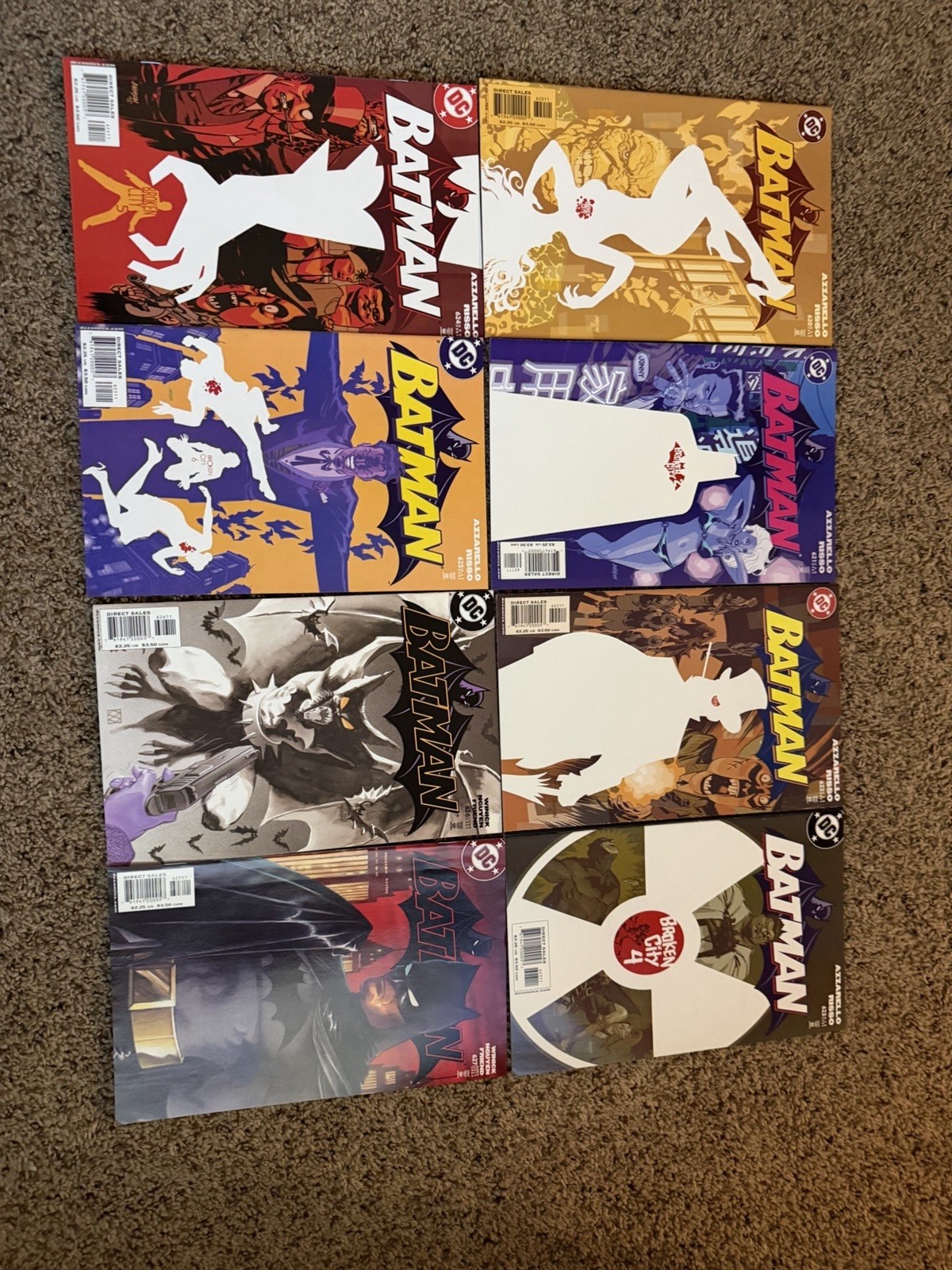 Batman #620-630 Complete 11 Issue Run DC Broken City As the Crow Flies