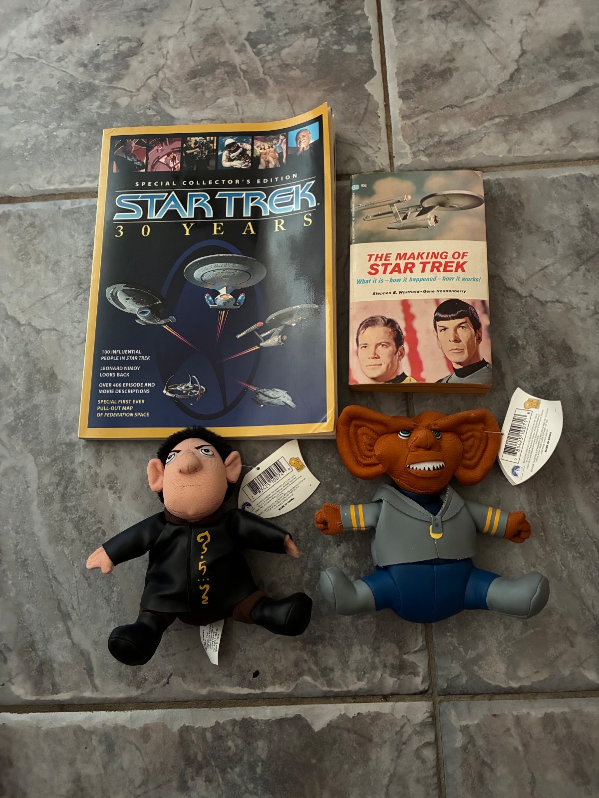 The Making of Star Trek and Star Trek 30 Yrs and Ferengi & Vulcan Bean Bags