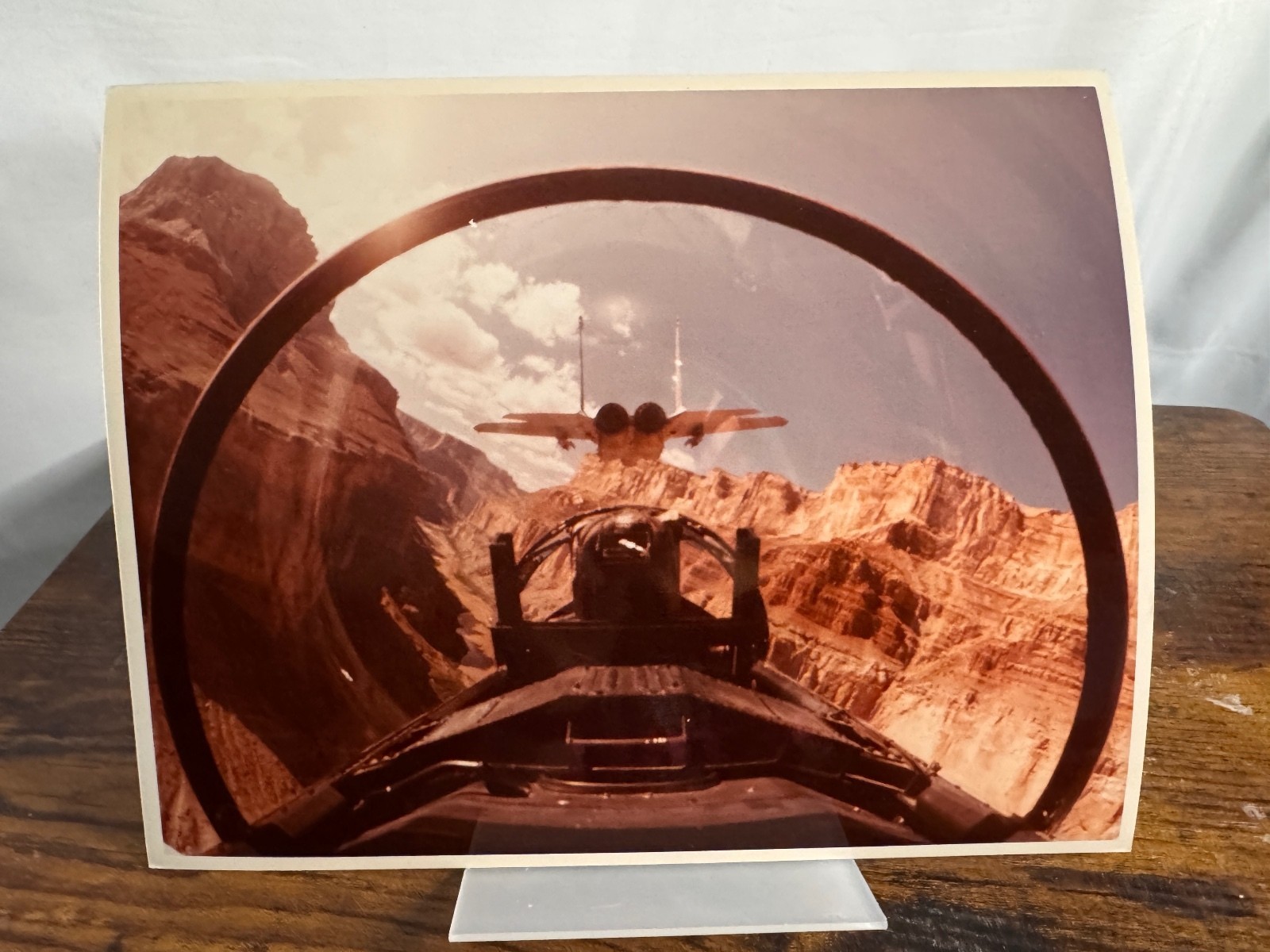 Original McDonnell Douglas F-15 Eagle Canyon Flight Test Photo St Louis Nov 1982