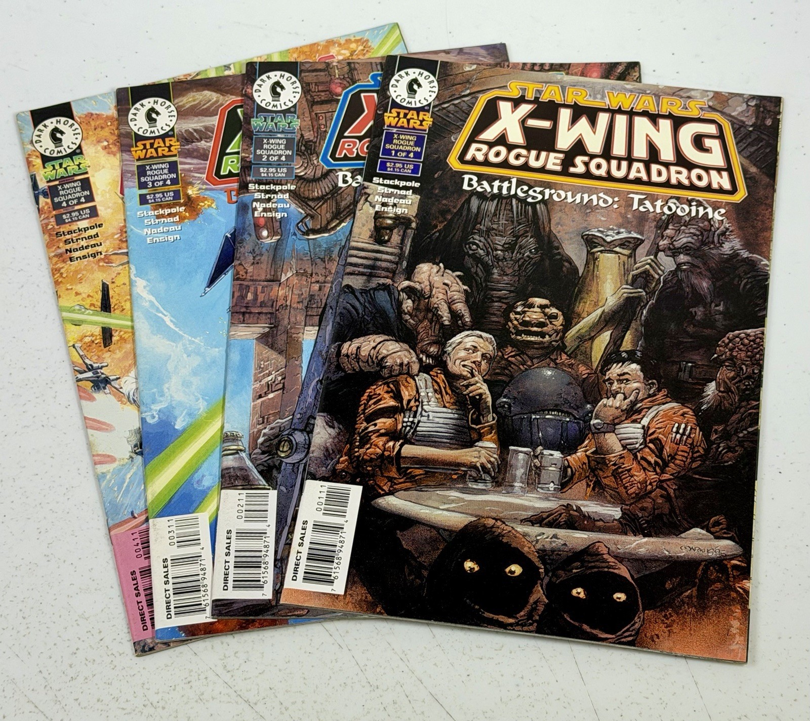 Star Wars: X-Wing Rogue Squadron #9-12 (Battleground: Tatooine story arc #1-4)