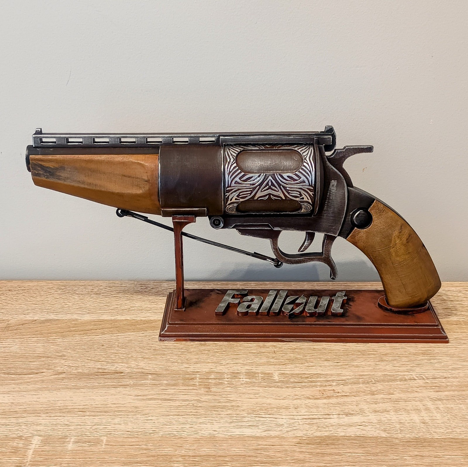 Fallout 3D Printed The Ghoul’s Dom Pedro Blaster Prop Replica