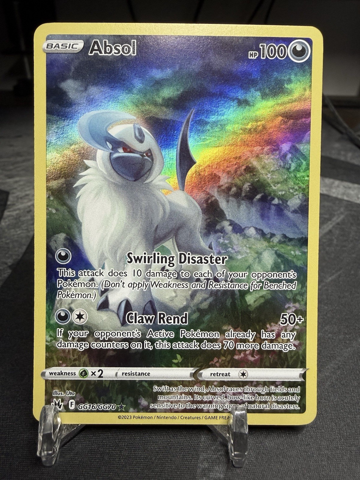 2023 Absol #GG16/GG70 Crown Zenith Galarian Gallery Ultra Rare Pokémon SW&SH