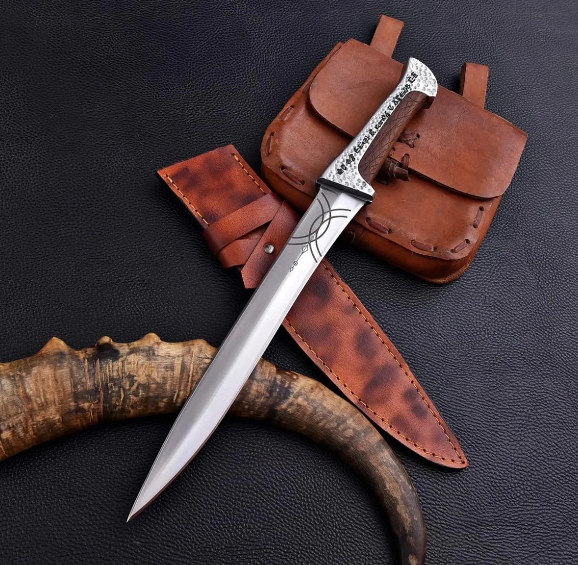 Handmade Dune Movie Knife Paul Atreides Crysknife Replica | D2 Steel Knife Prop