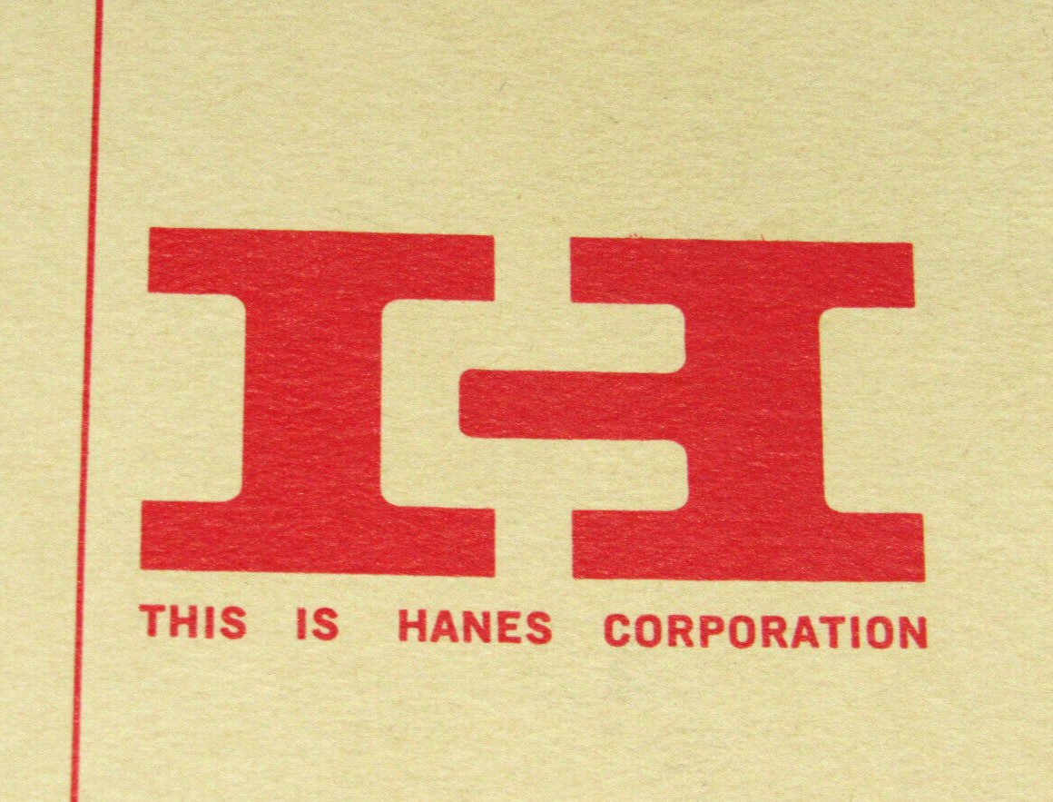 VTG 1965 'THIS IS HANES CORPORATION' BOOK HISTORY/MANUFACTURING PLANTS/PRODUCTS