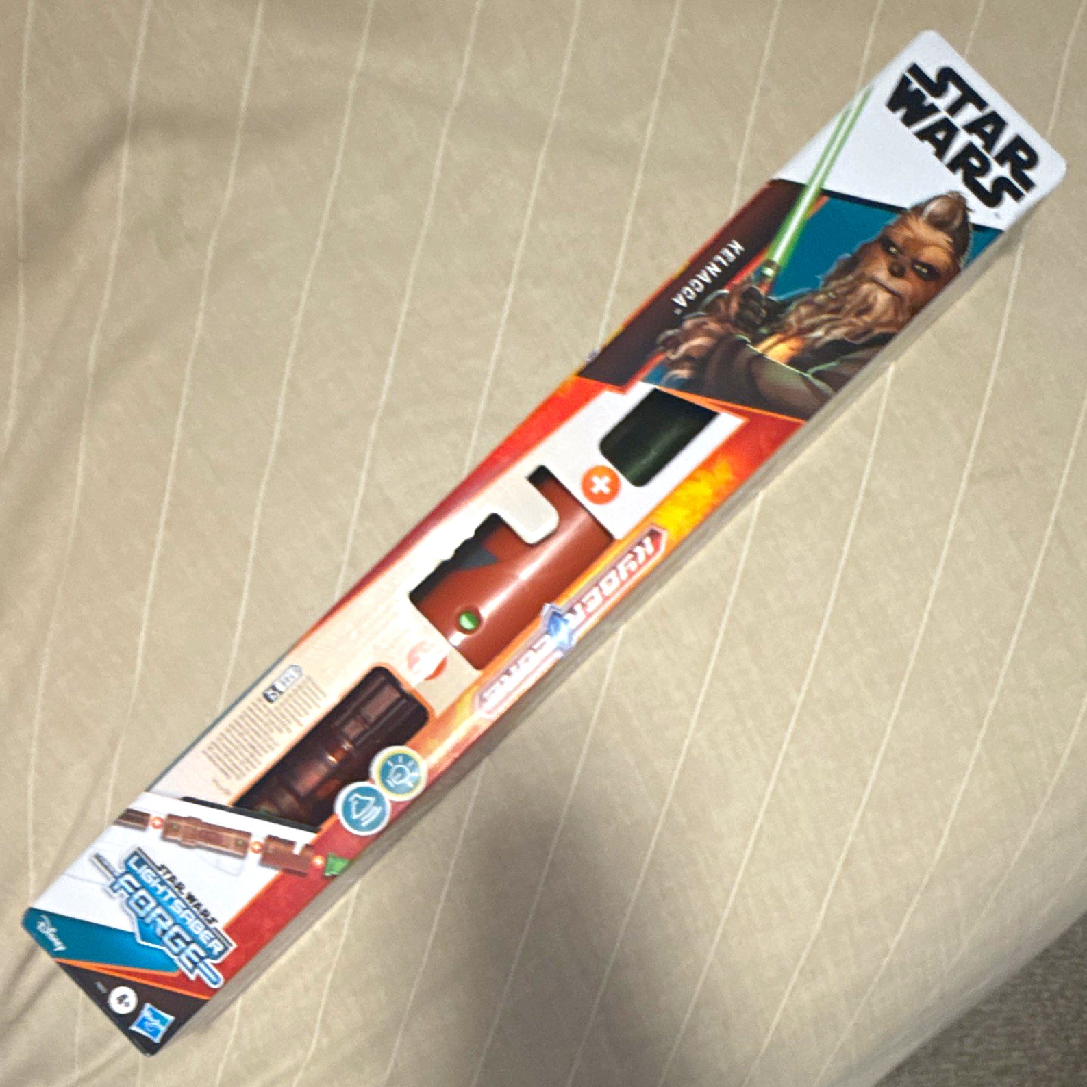 Hasbro Lightsaber Forge Yoda Toy Lightsaber, Green/Brown - Star Wars