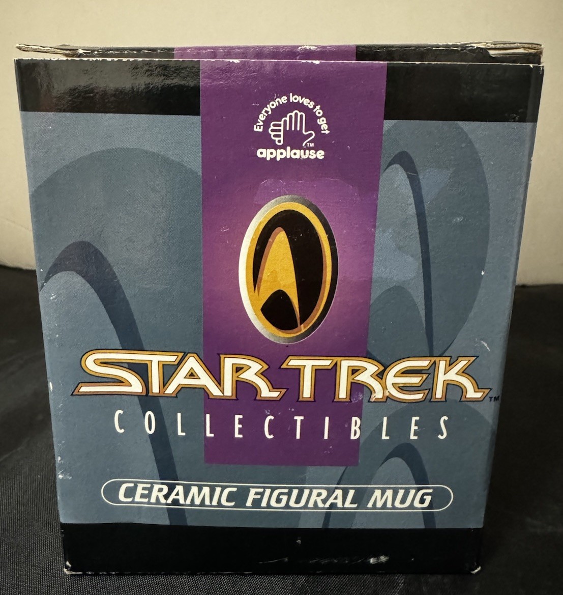 Star Trek Collectibles Ceramic Figural GORN Mug Applause 1996 30th Anniversary