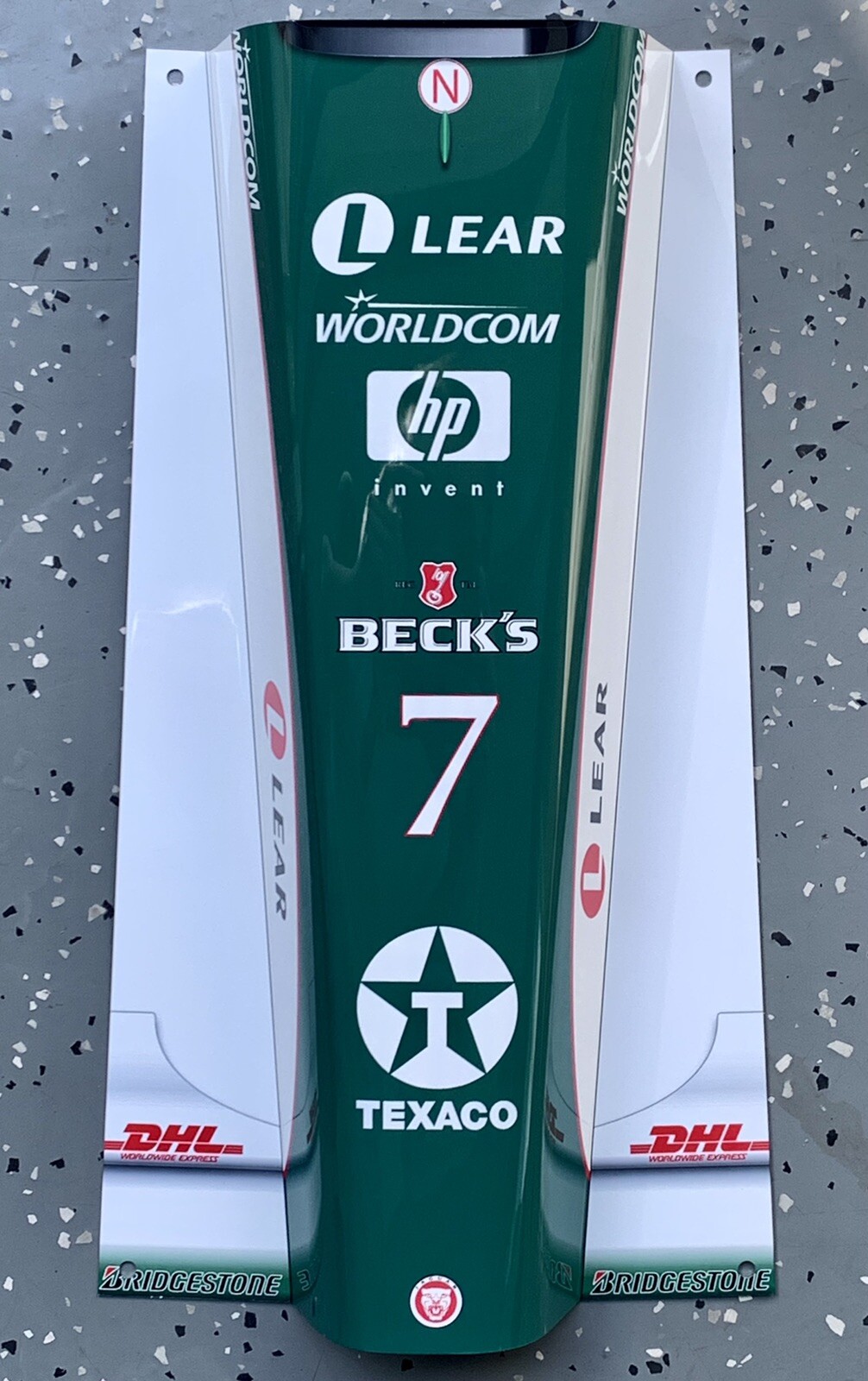 WOW FORMULA 1 F1 JAGUAR F1 2000 Race Car Nose Sign R1