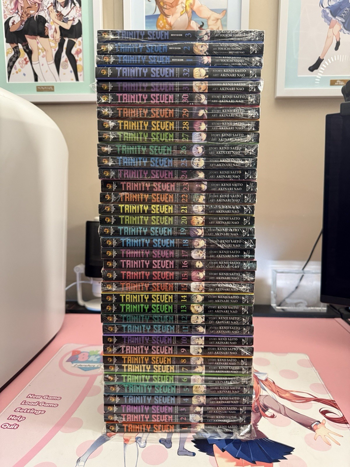 Trinity Seven Complete Manga Set Vol 1-32, English, Yen Press, Authentic, New
