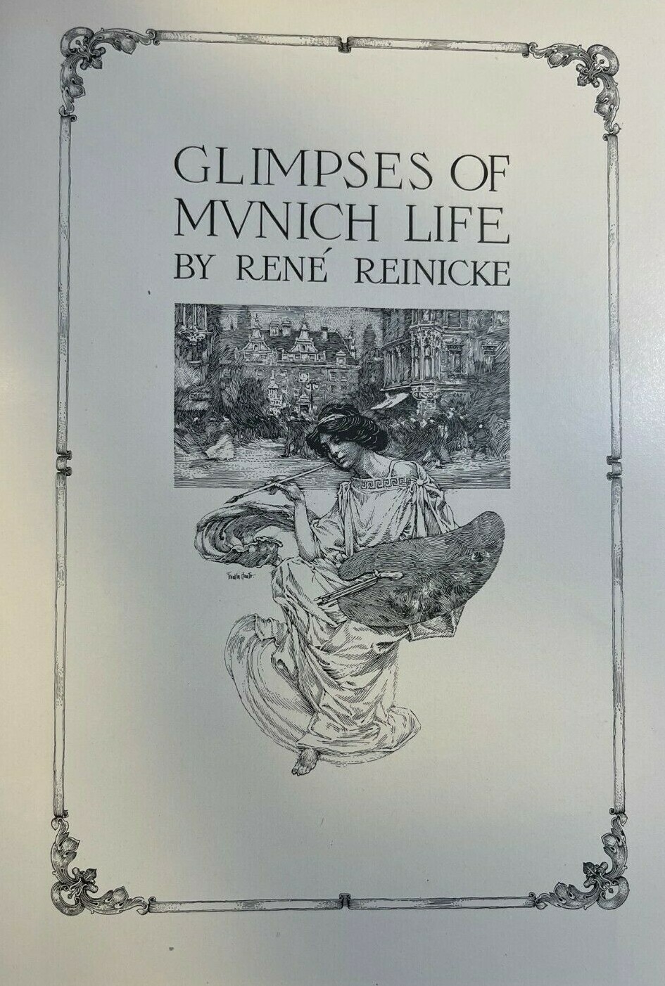 1908 Illustrations of Munich Life by Rene Reinicke