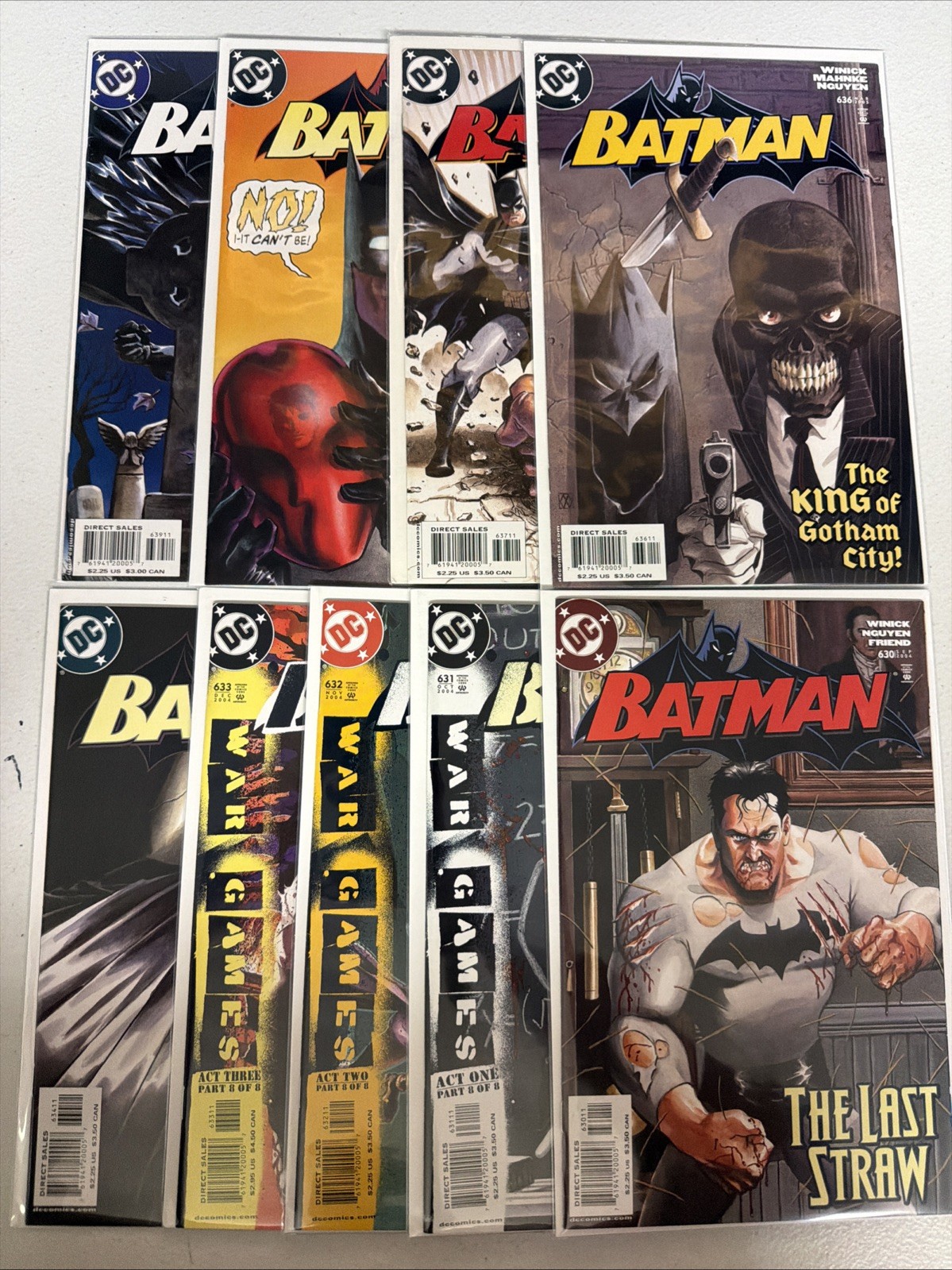 Batman #630 631 632 633 634 636 637 638 639 DC Comics Lot Run Set VF/NM *U11
