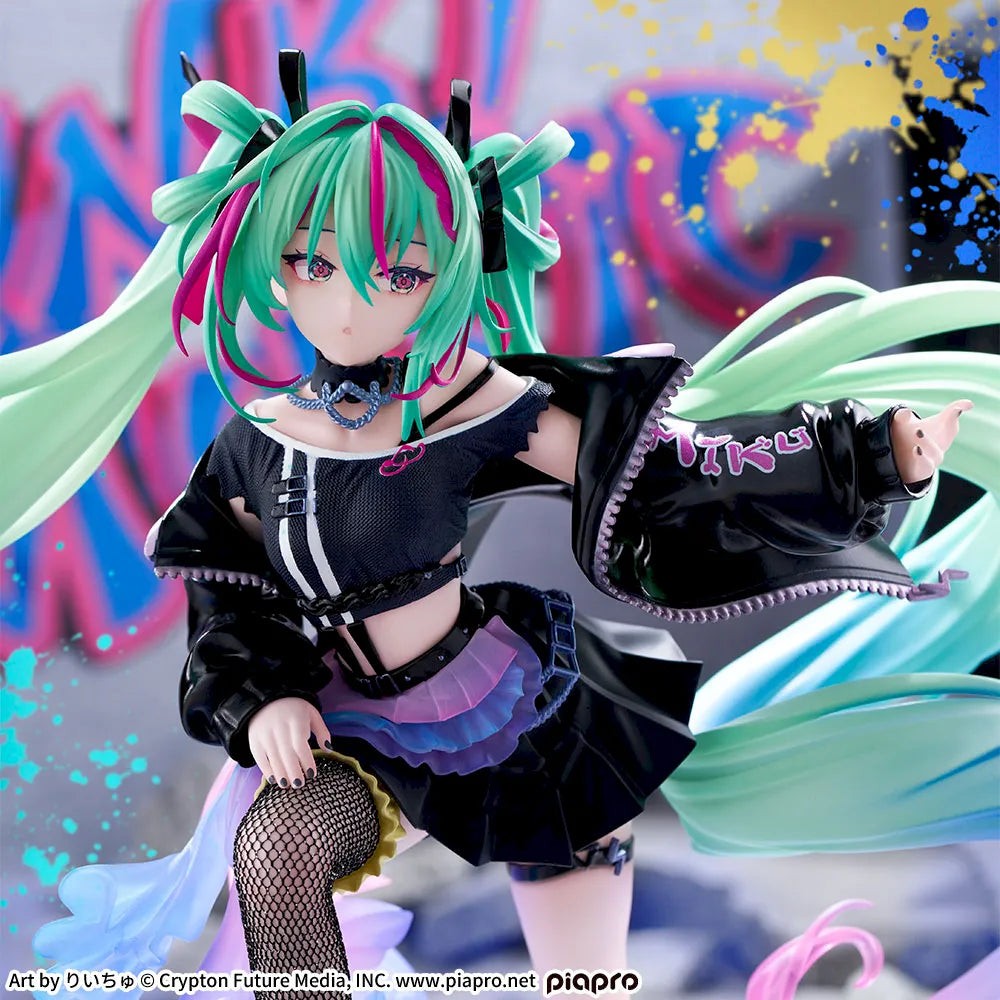 SEGA Hatsune Miku Series FIGURIZMa Punk Figure Authentic US New 