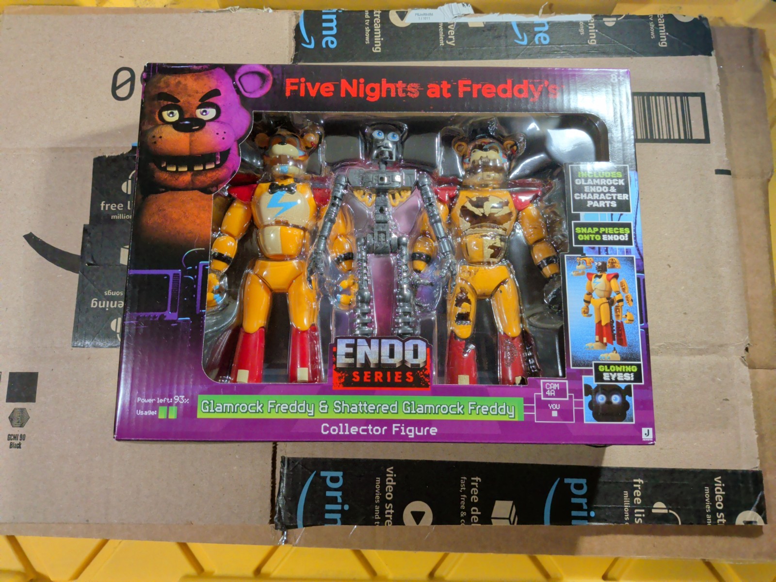 Five Nights at Freddy's FNAF Glamrock & Shattered Freddy Jazwares IN HAND