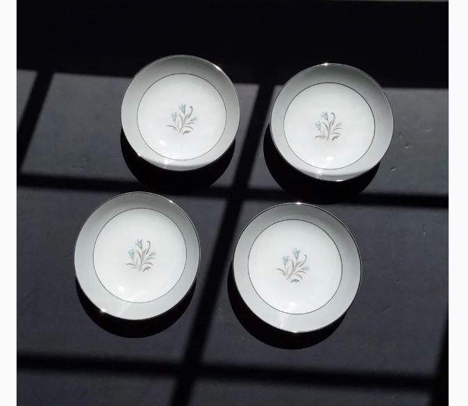 RARE Noritake Fruit Dessert  Bowls (4) 5-3/8