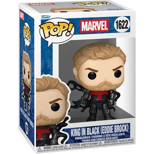 Funko POP Marvel Venom Comics King in Black Eddie Brock Figure 1622 + Protector
