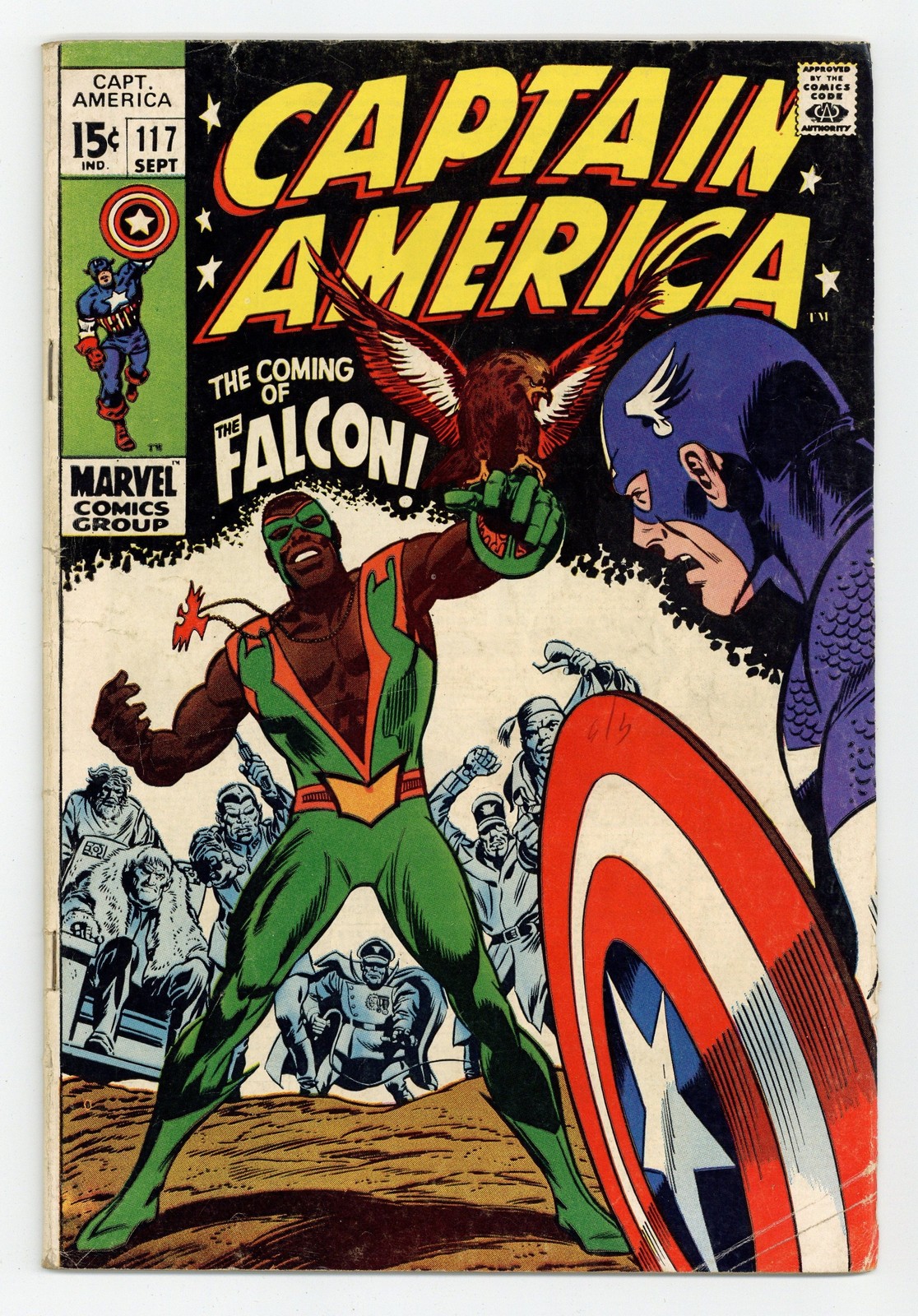 Captain America #117 GD/VG 3.0 1969 1st app. and origin Falcon