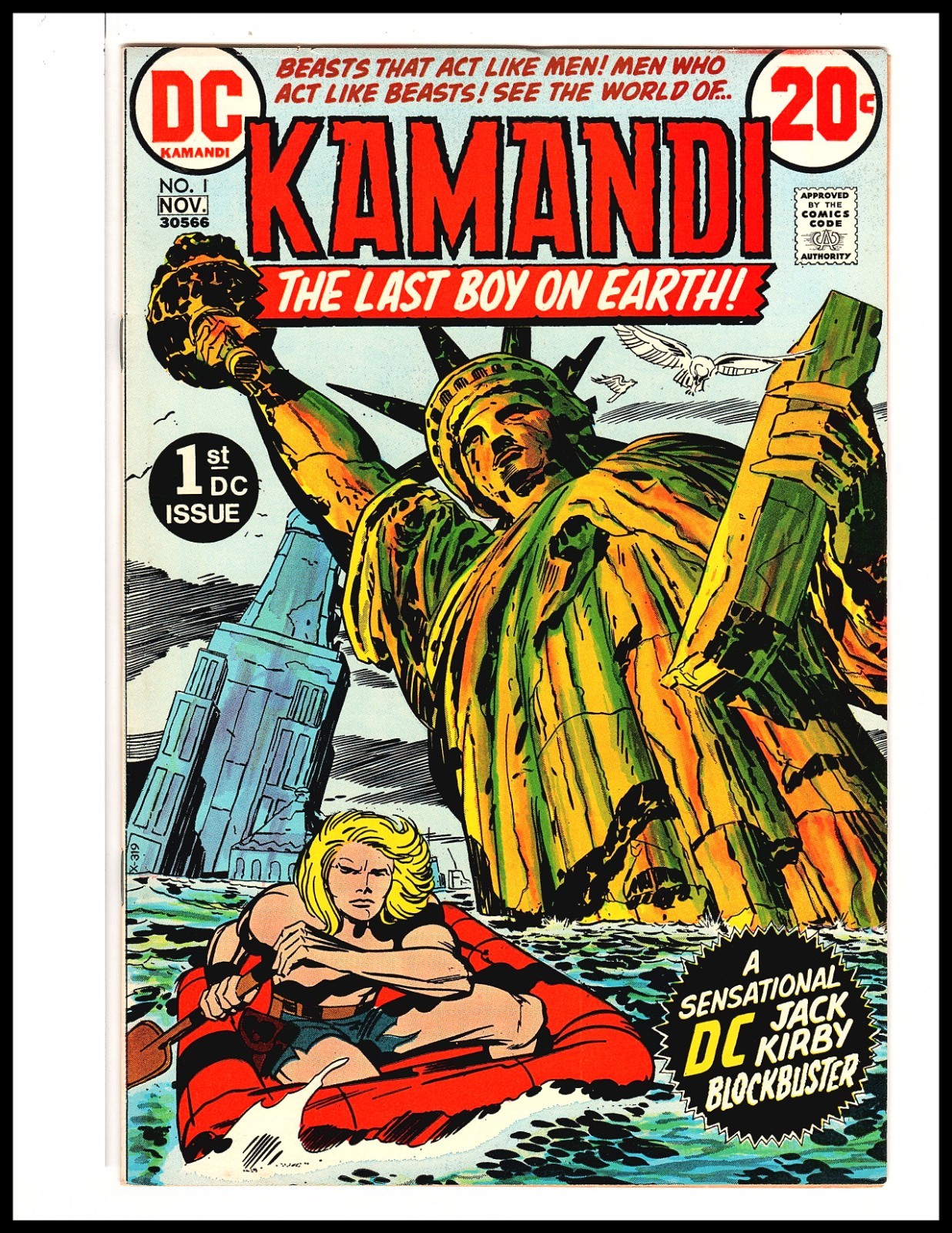 Kamandi #1 (1972) 1st Appearance 1st Ben Boxer, Dr. Canus, Great Ceasar VF-
