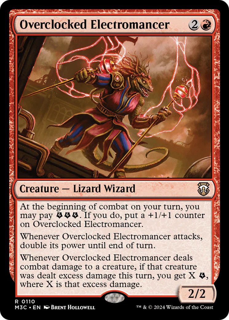 Overclocked Electromancer [Modern Horizons 3 Commander] Magic MTG