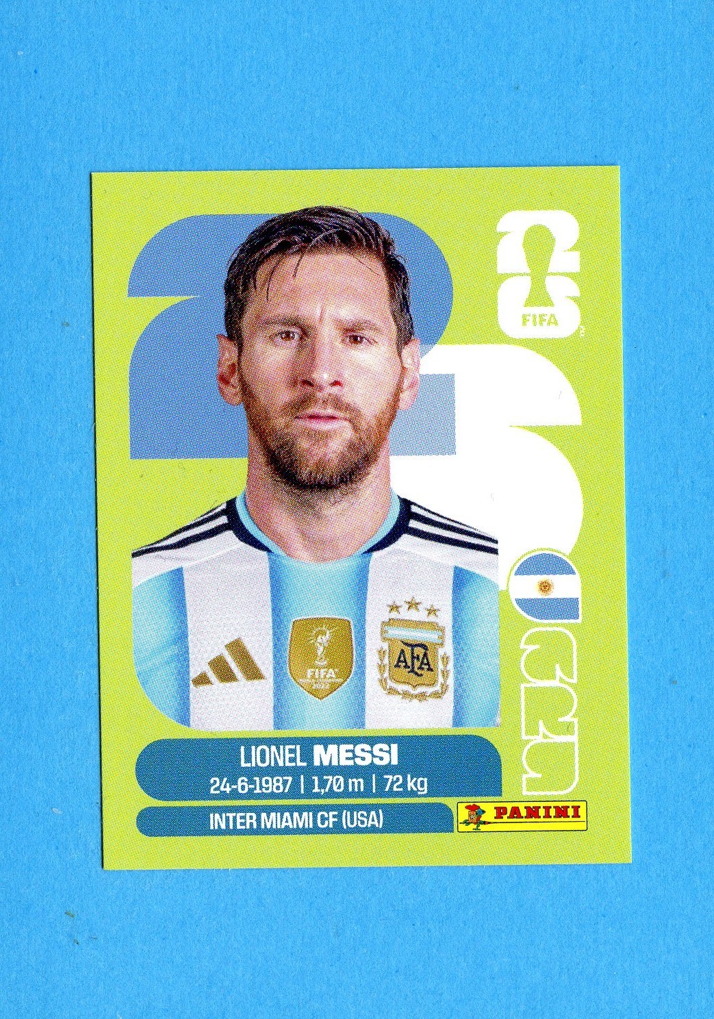 (P3) WC 2026 SWISS UNITED EDITION Panini - Figure ARG17 - MESSI - ARGENTINA