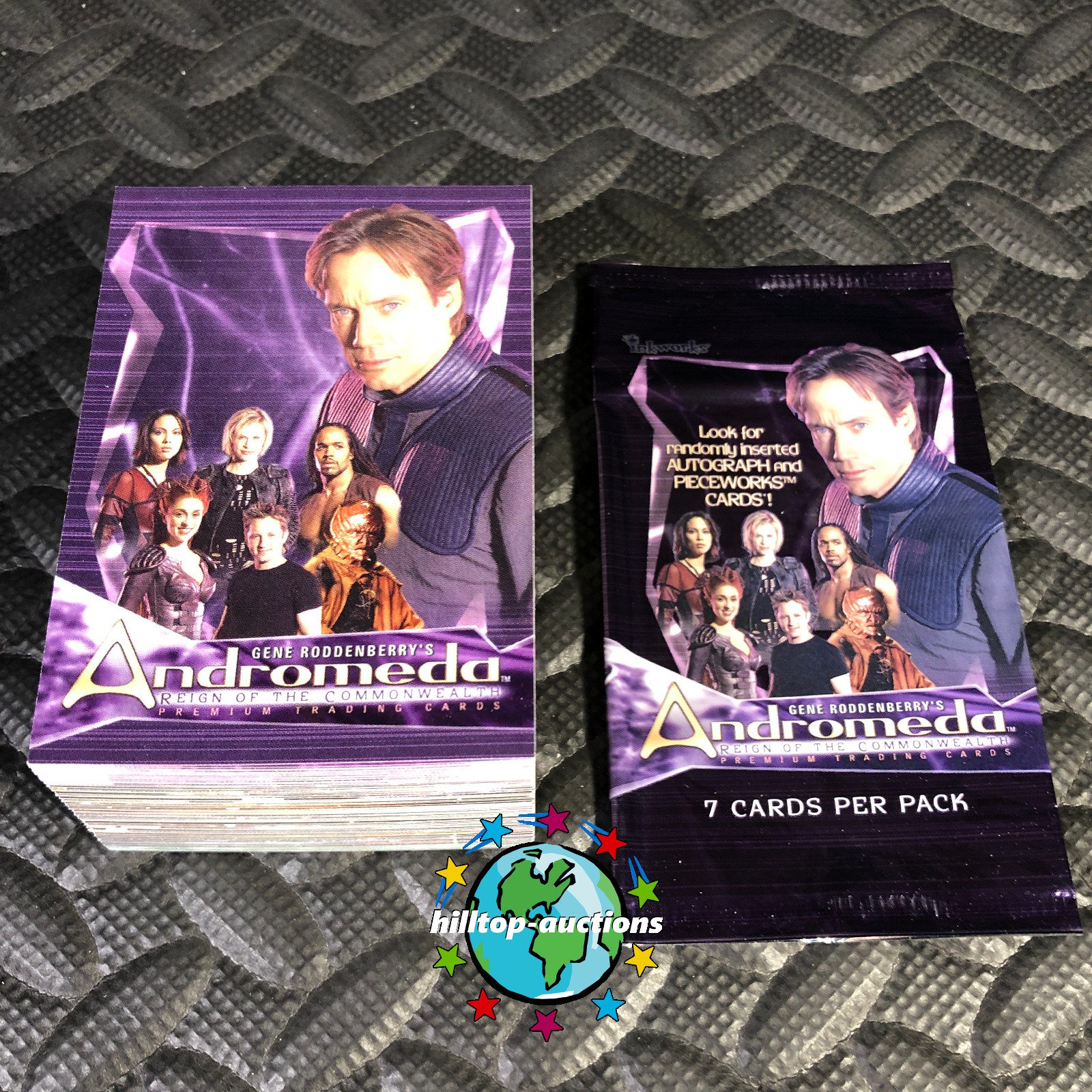 ANDROMEDA REIGN OF THE COMMONWEALTH 90-TRADING CARD SET 2002 INKWORKS +WRAPPER