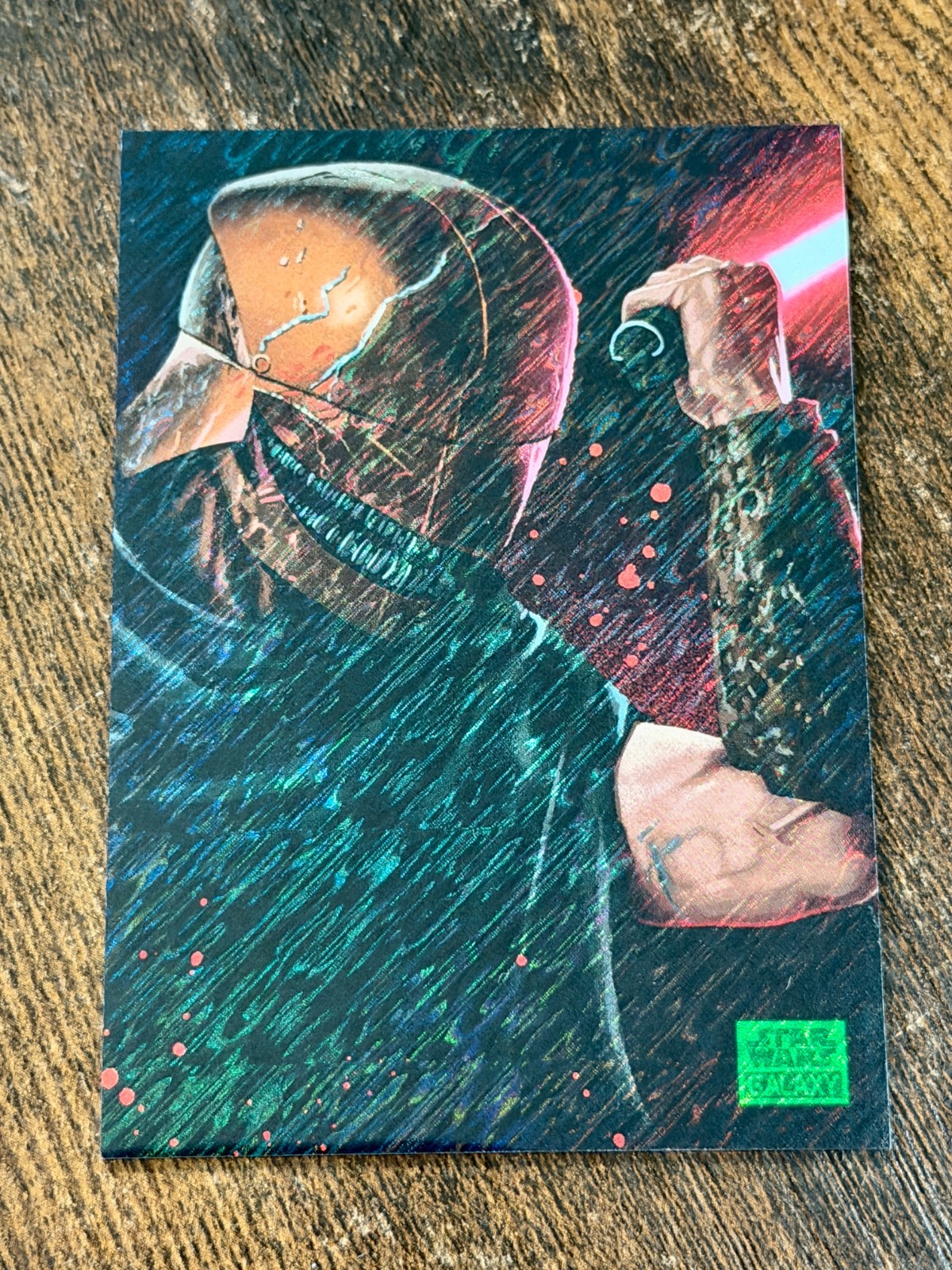 2025 Topps Chrome Star Wars Galaxy Green Shimmer Refractor /199 *Pick Your Card*