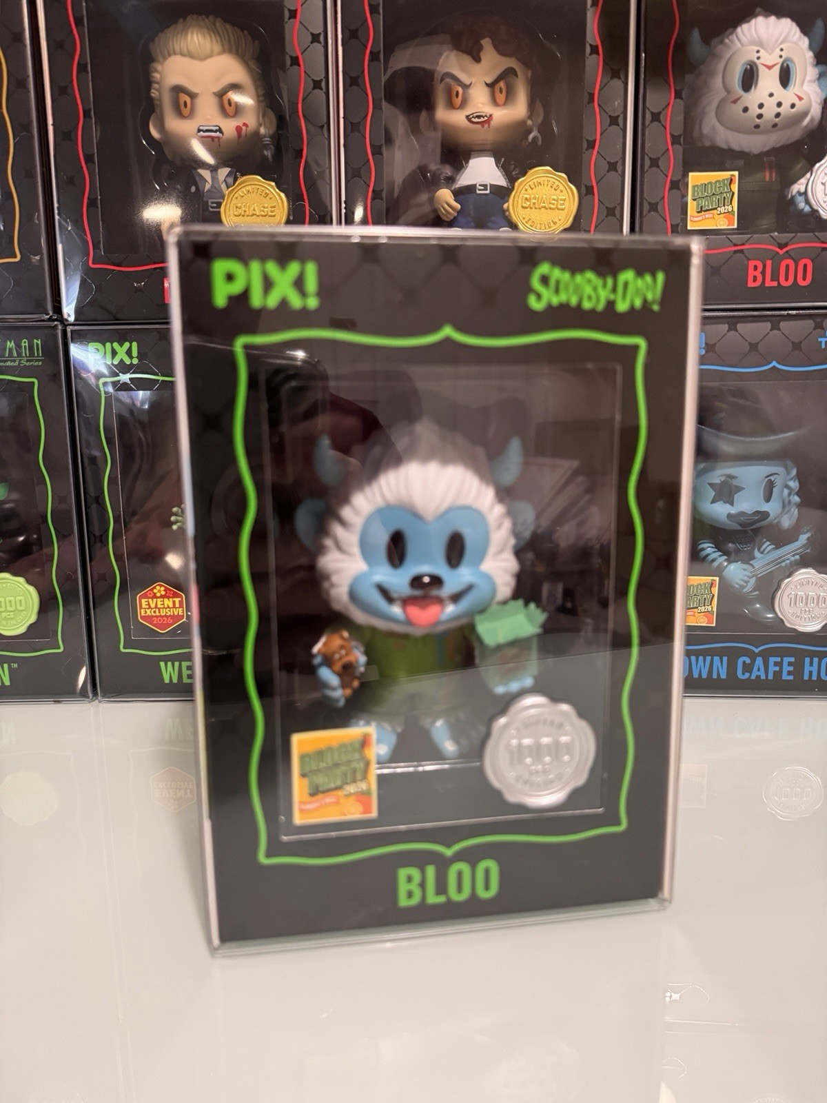 Thrilljoy PIX Scooby-Doo Bloo LE 1000 pcs Block Party 2026 Exclusive MegaCon