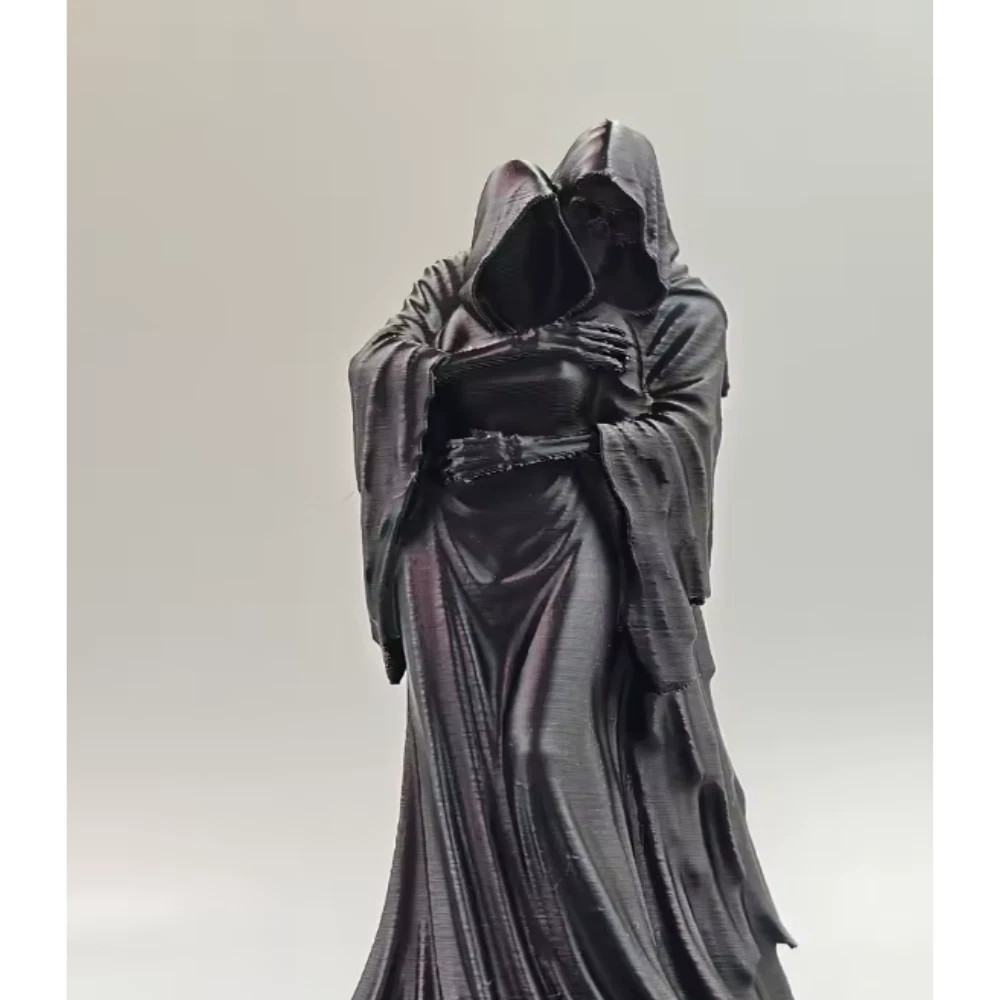 Grim Reaper Hug Collectible Statue Gothic Skull Desktop Decor Gift