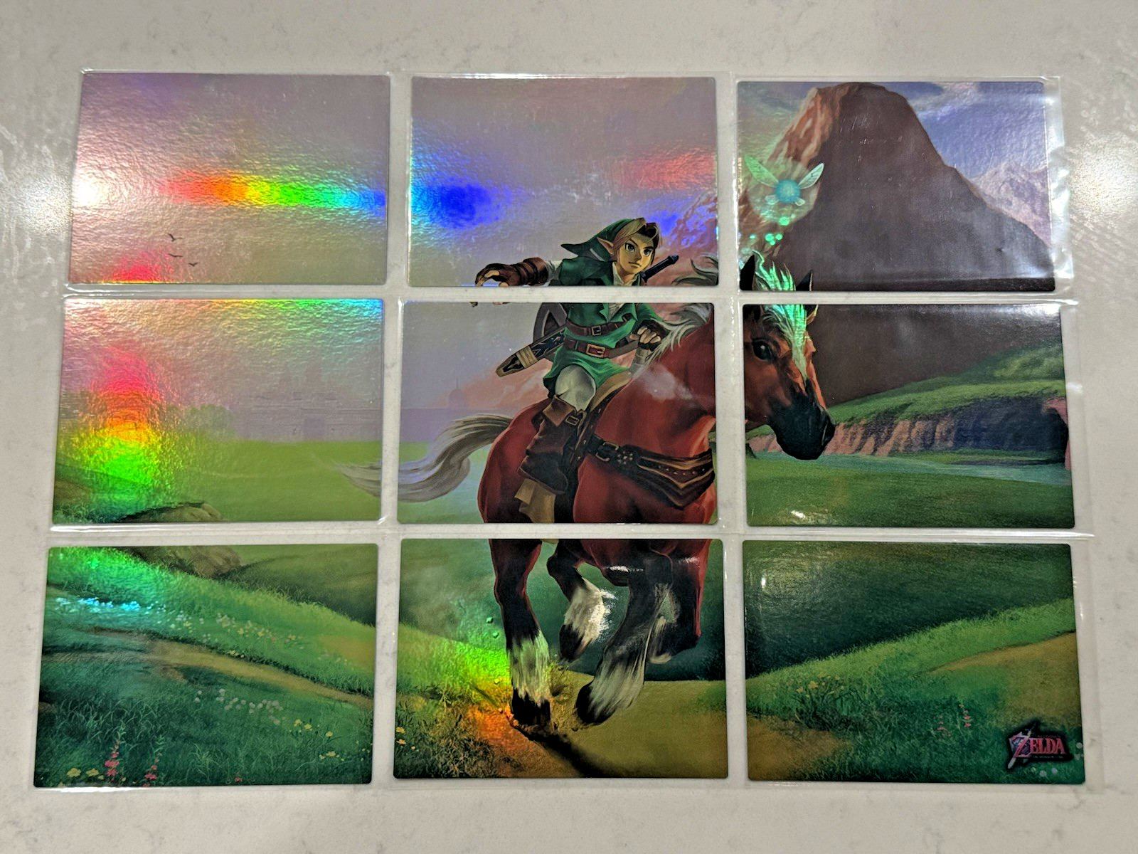 2016 Enterplay Legend of Zelda Silver Foil Parallel Puzzle - Ocarina of Time