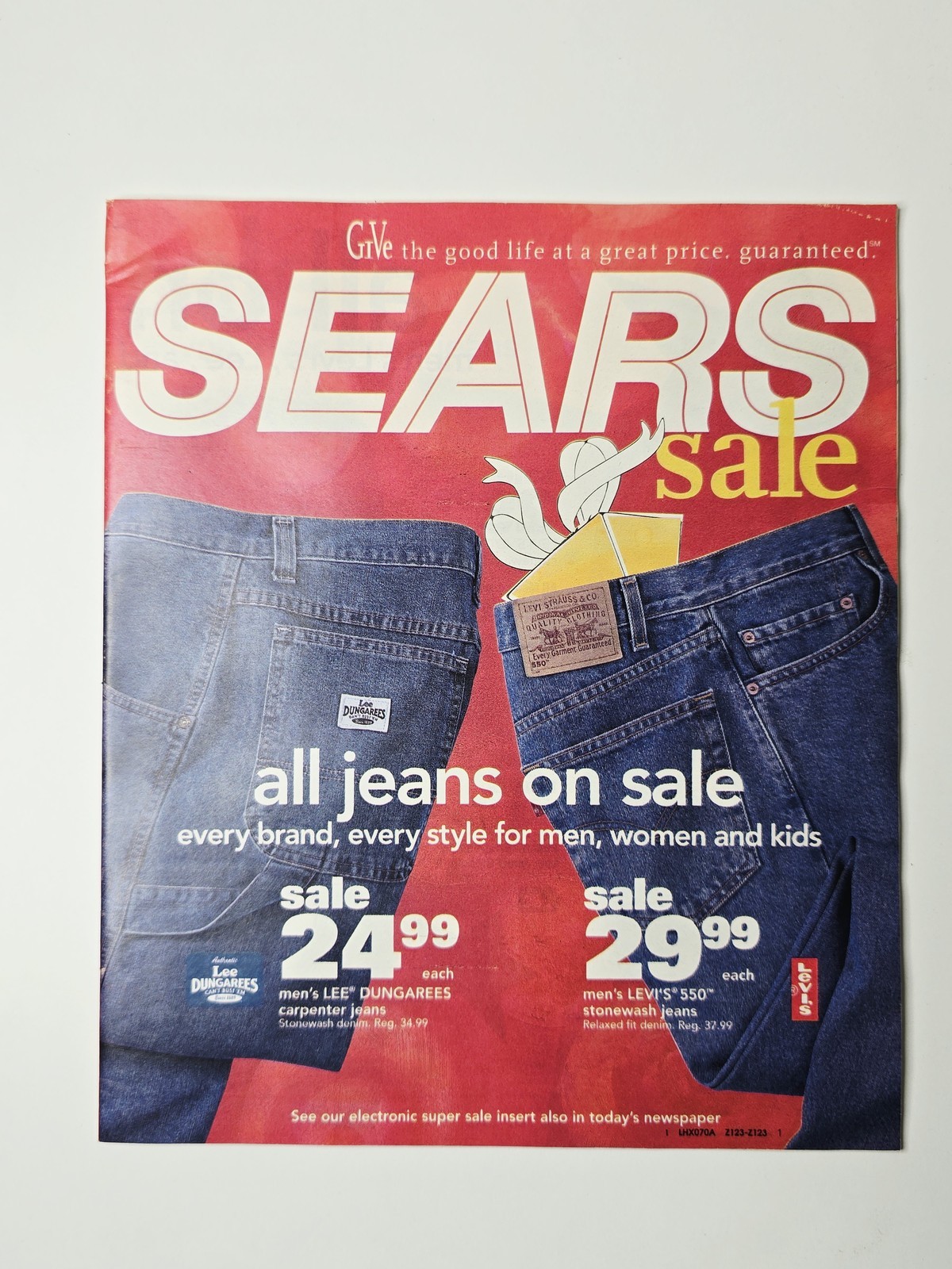 Sears 2000 All Jeans Sale Craftsman Tools Holiday Circular Catalog 64 Pgs Levis