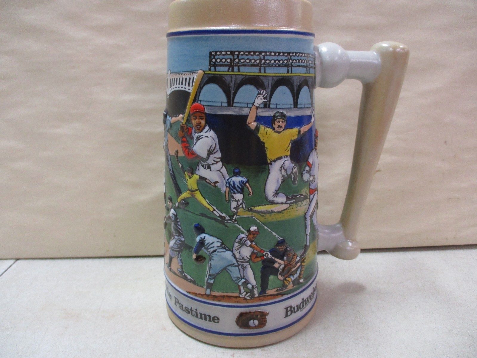1990 Anheuser Busch Baseball Budweiser Sports Series Stein