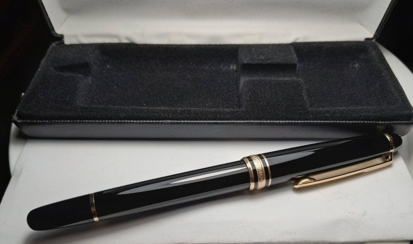 Montblanc Meisterstück 146 LeGrand Fountain Pen - 14K 585 Gold Nib Serviced 