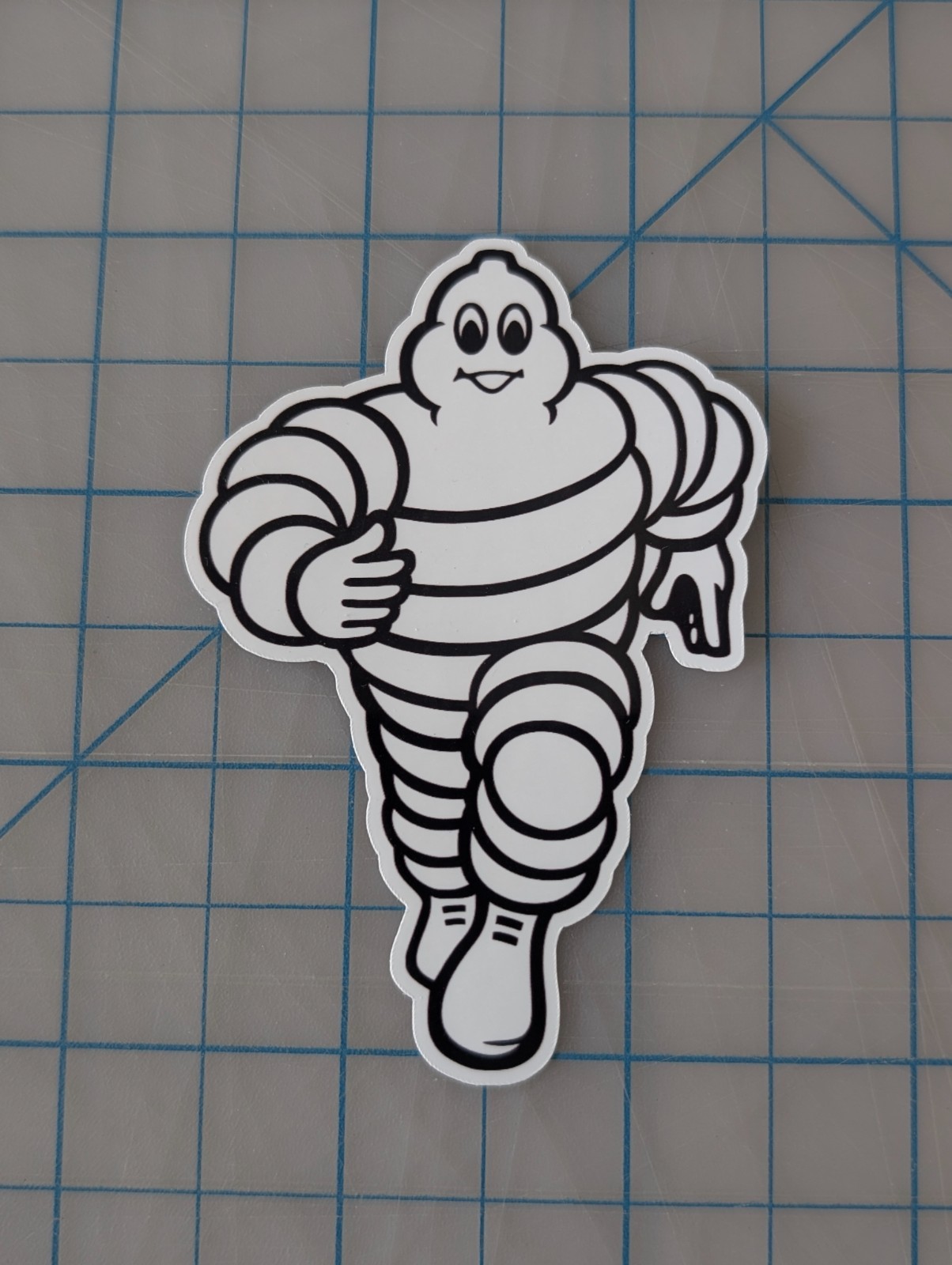 Michelin Man Racing Sticker Decal