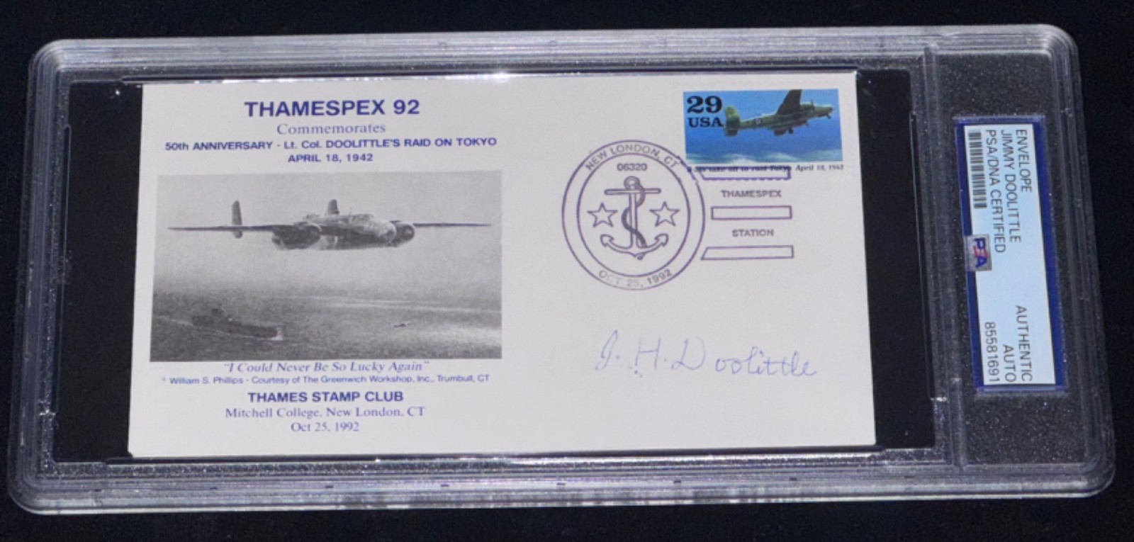 Signed Jimmy Doolittle Raiders 