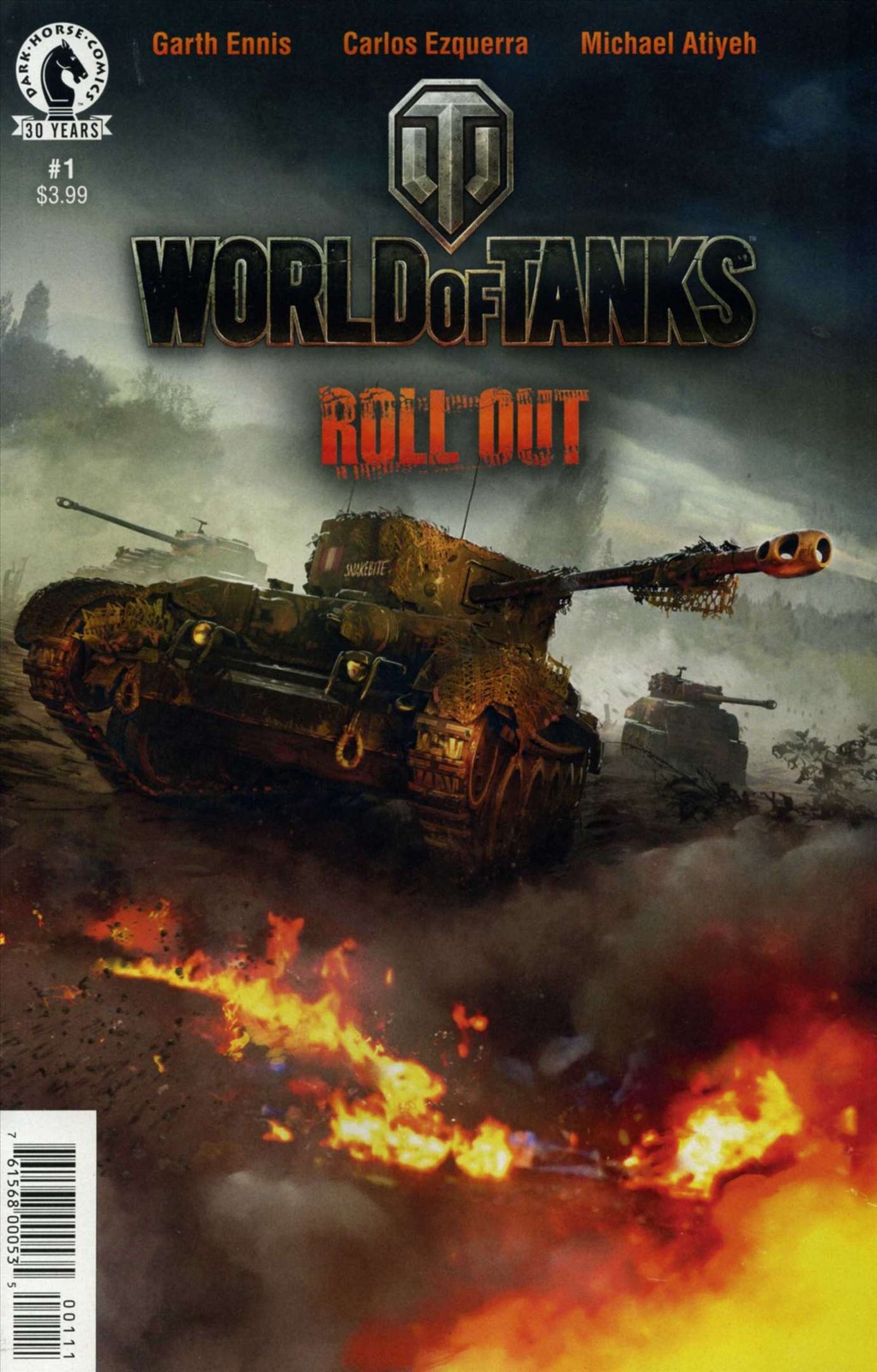 World of Tanks #1 VF/NM; Dark Horse | Roll Out Garth Ennis - w/Bag+Board