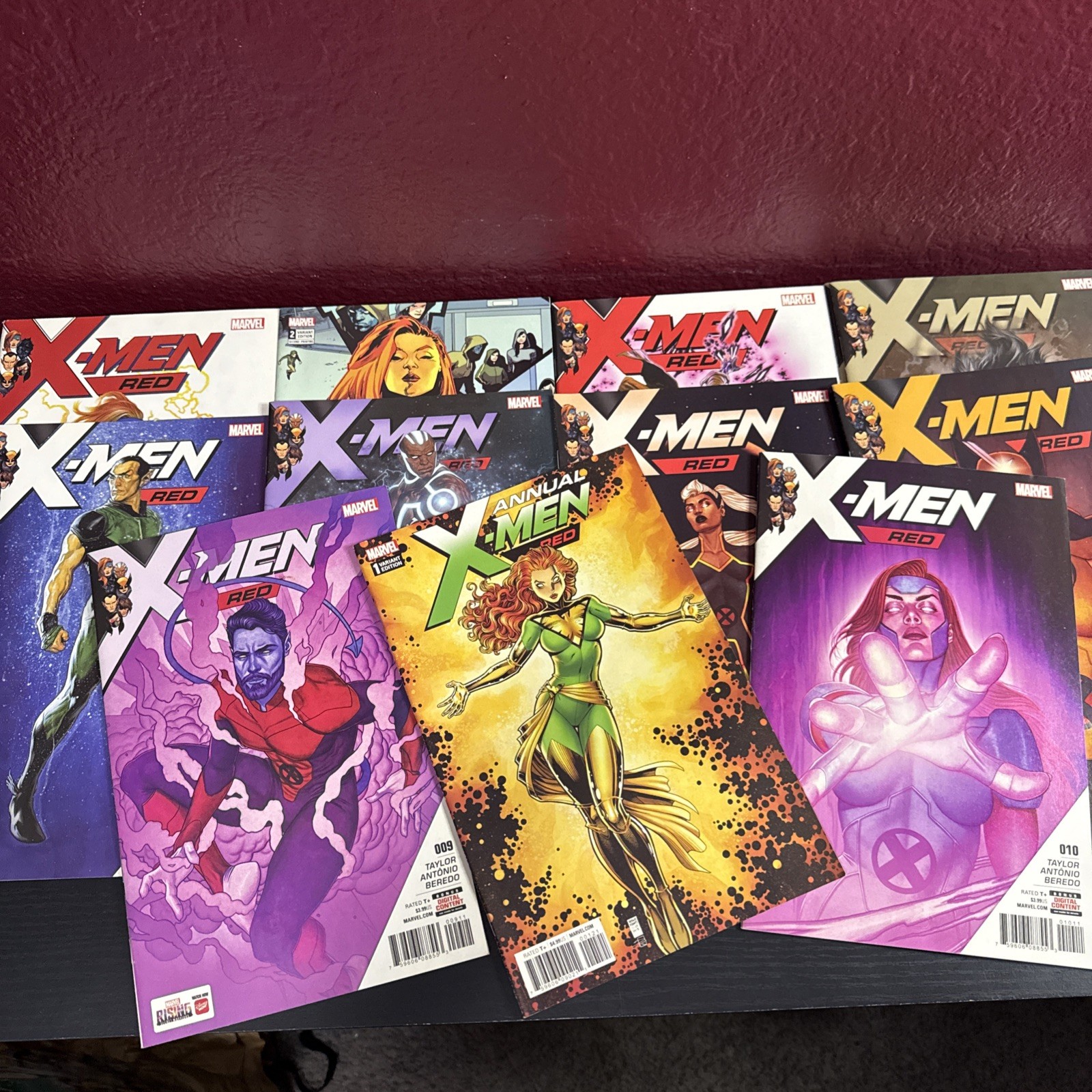 X-Men Red (2018) series (issues #1 through #10 plus Annual #1 variant)