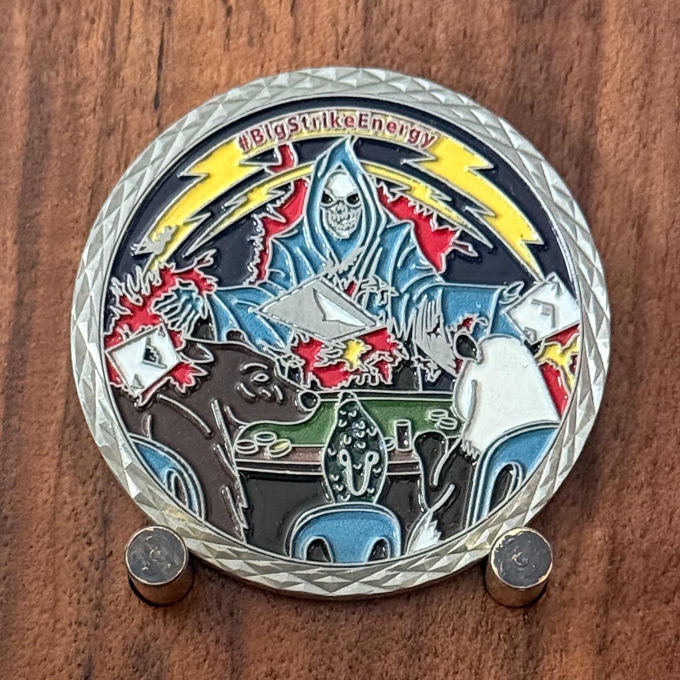 Big Strike Energy Strike Far Contracts Eagle Themed Challenge Coin  M#13