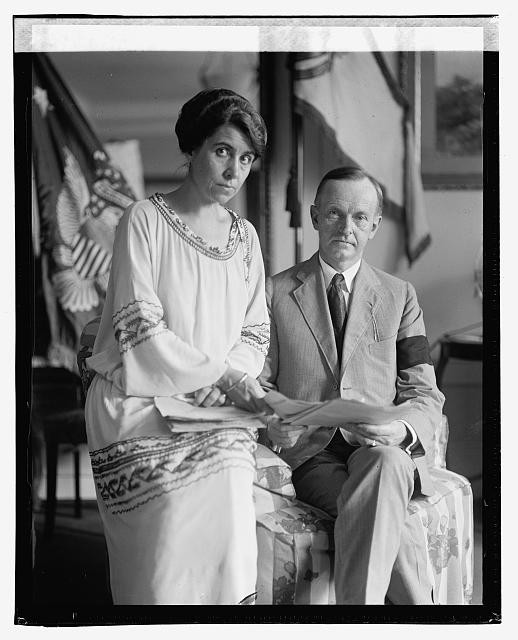 Photo:Calvin Coolidge Grace Coolidge 1923 Portrait