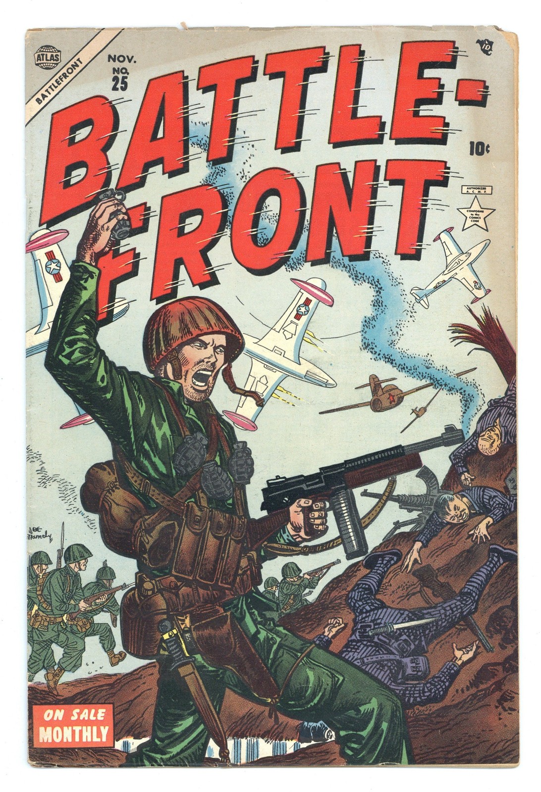 Battlefront #25 GD/VG 3.0 1954