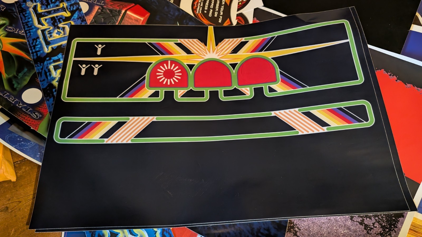 Centipede Arcade Control Panel Overlay 