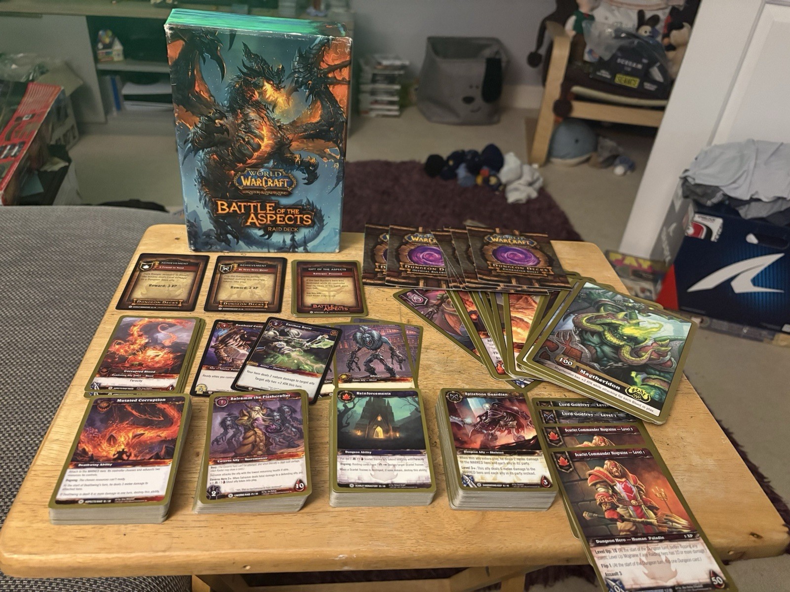 Huge World Of Warcraft Trading Game Bundle - Battle Of Aspects Raid, Caverns Etc