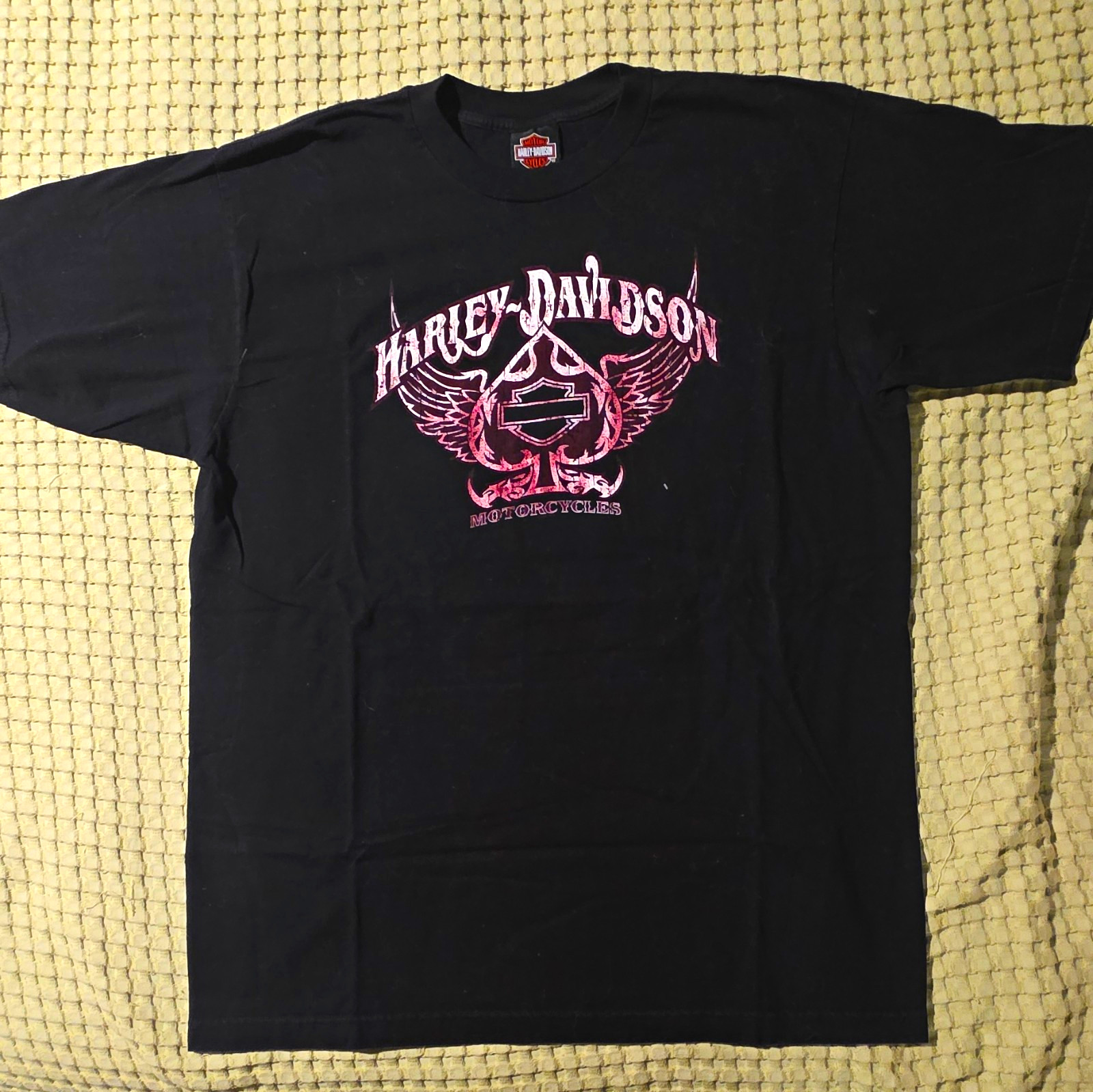 Vintage Harley Davidson Greece T-Shirt XL White Tower Thessaloniki