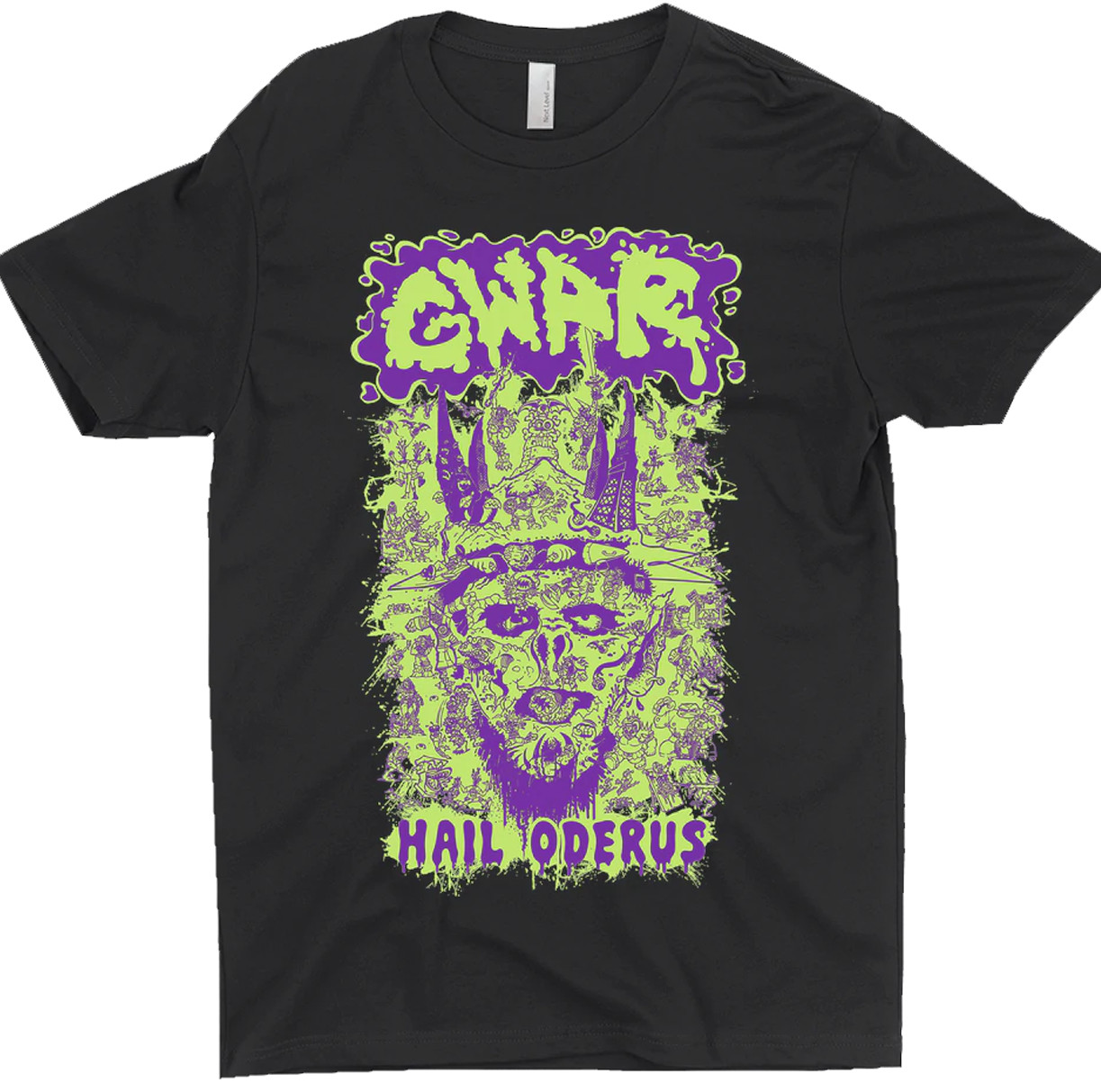 New Hail Oderus Gwar Short Sleeve Cotton black Men All size Shirt