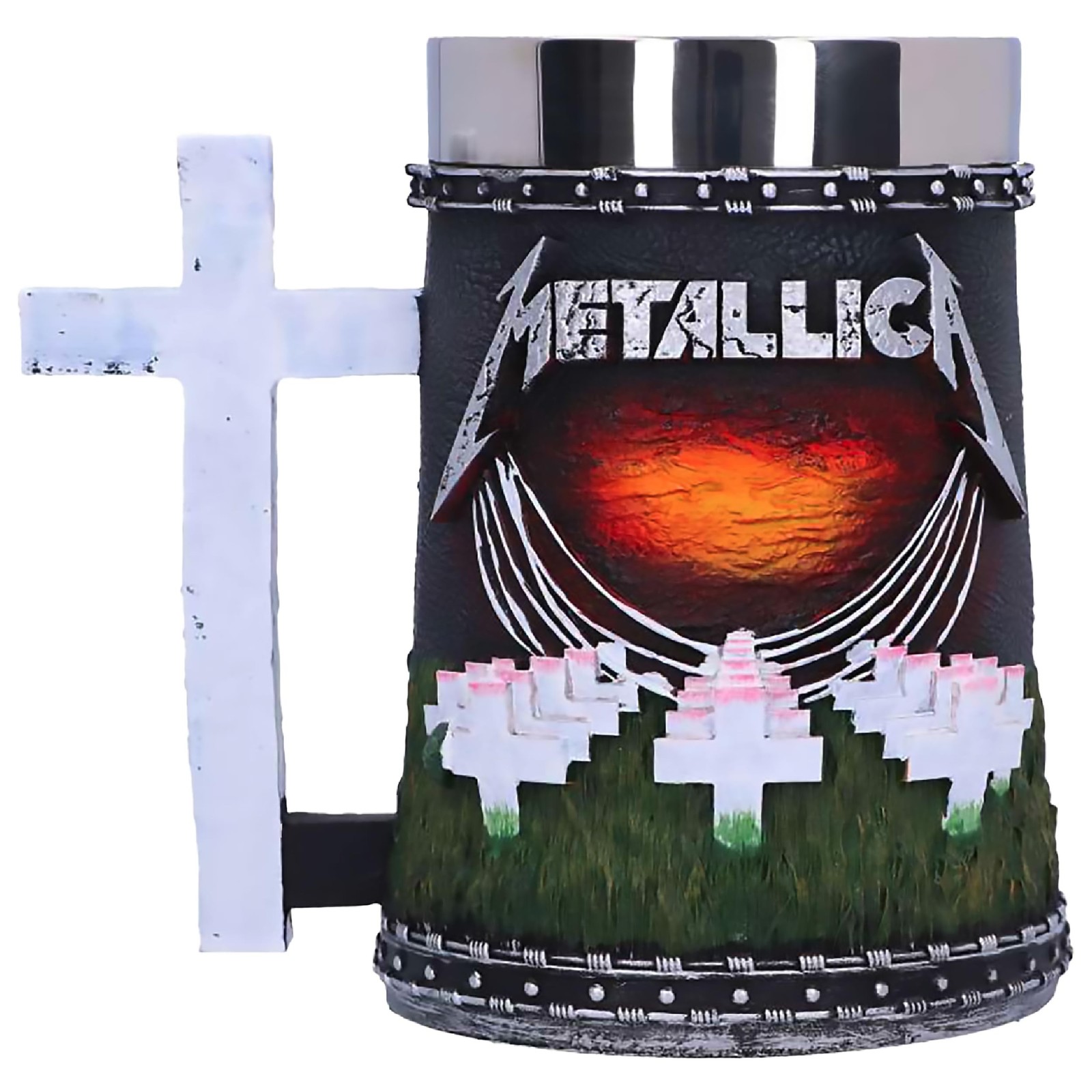 Nemesis Now Metallica Master of Puppets Tankard, Hand-Painted Resin, Official...
