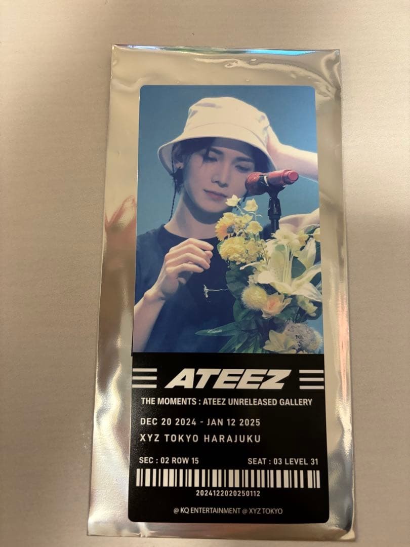 ATEEZ YEOSANG Acrylic Ticket UNRELEASED GALLERY Pre-Order Japan 5th Anniversary