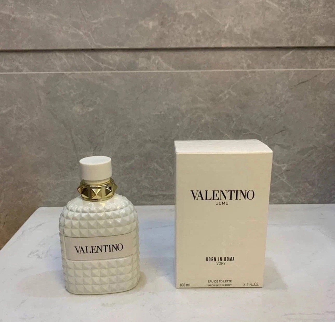 Valentino Uomo Born In Roma Ivory EDT Men 3.4 Oz 100ml New Sealed Cologne